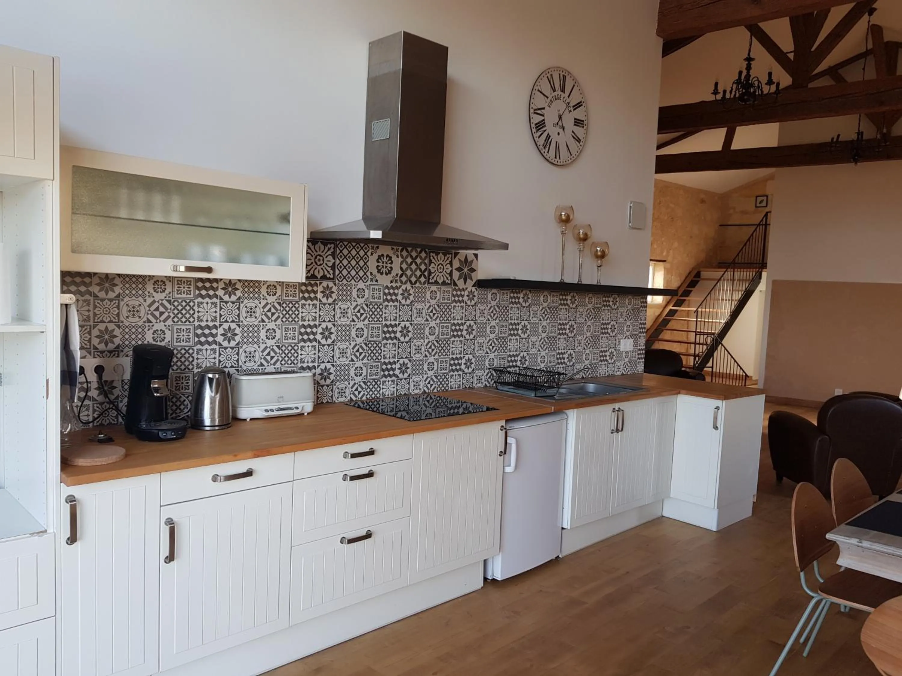 Communal kitchen in Domaine du chauvet