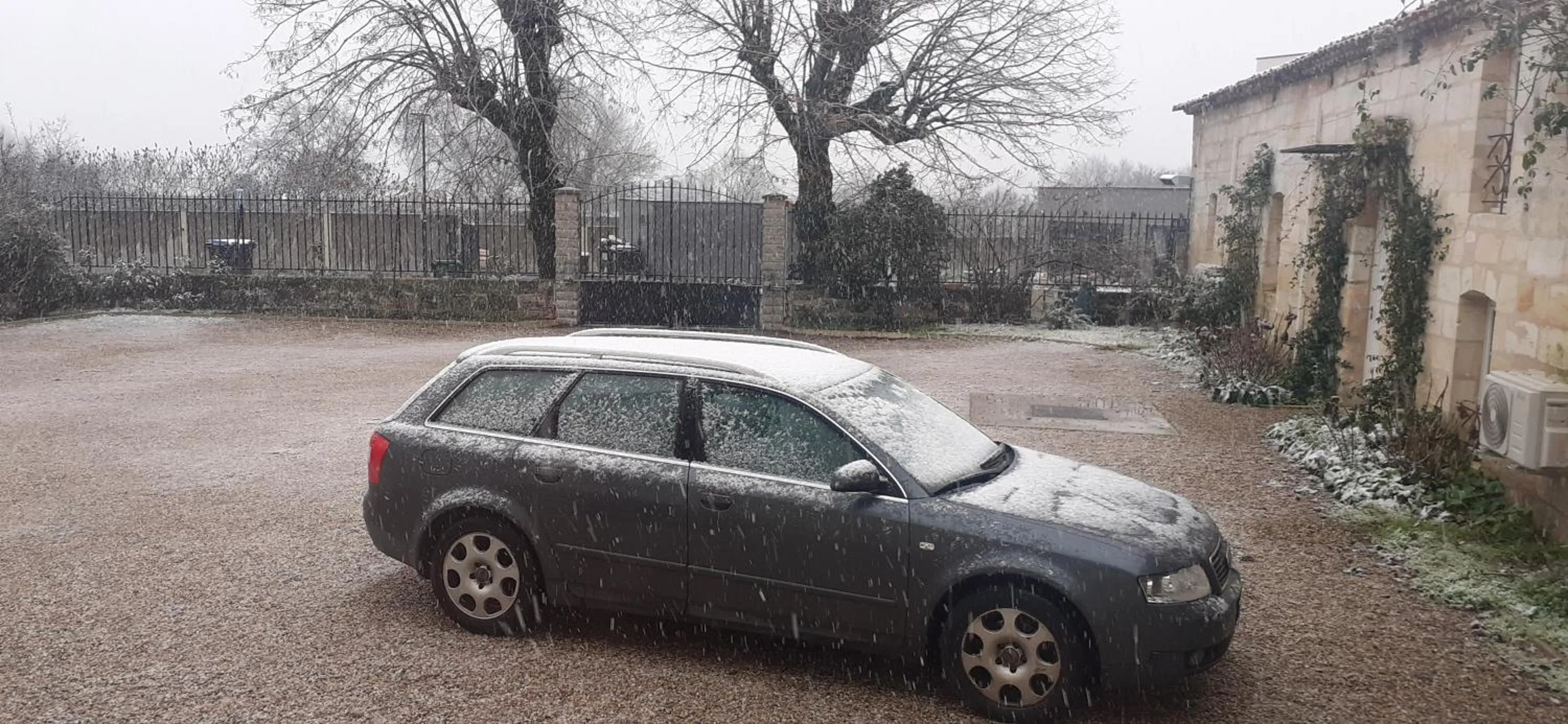 Winter in Domaine du chauvet