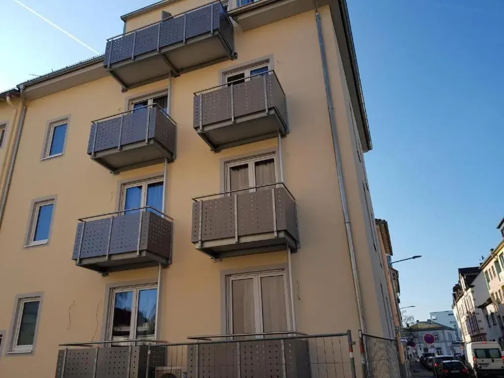 Property building in Hotel Emiliana am Bahnhof Property building in Hotel Emiliana am Bahnhof