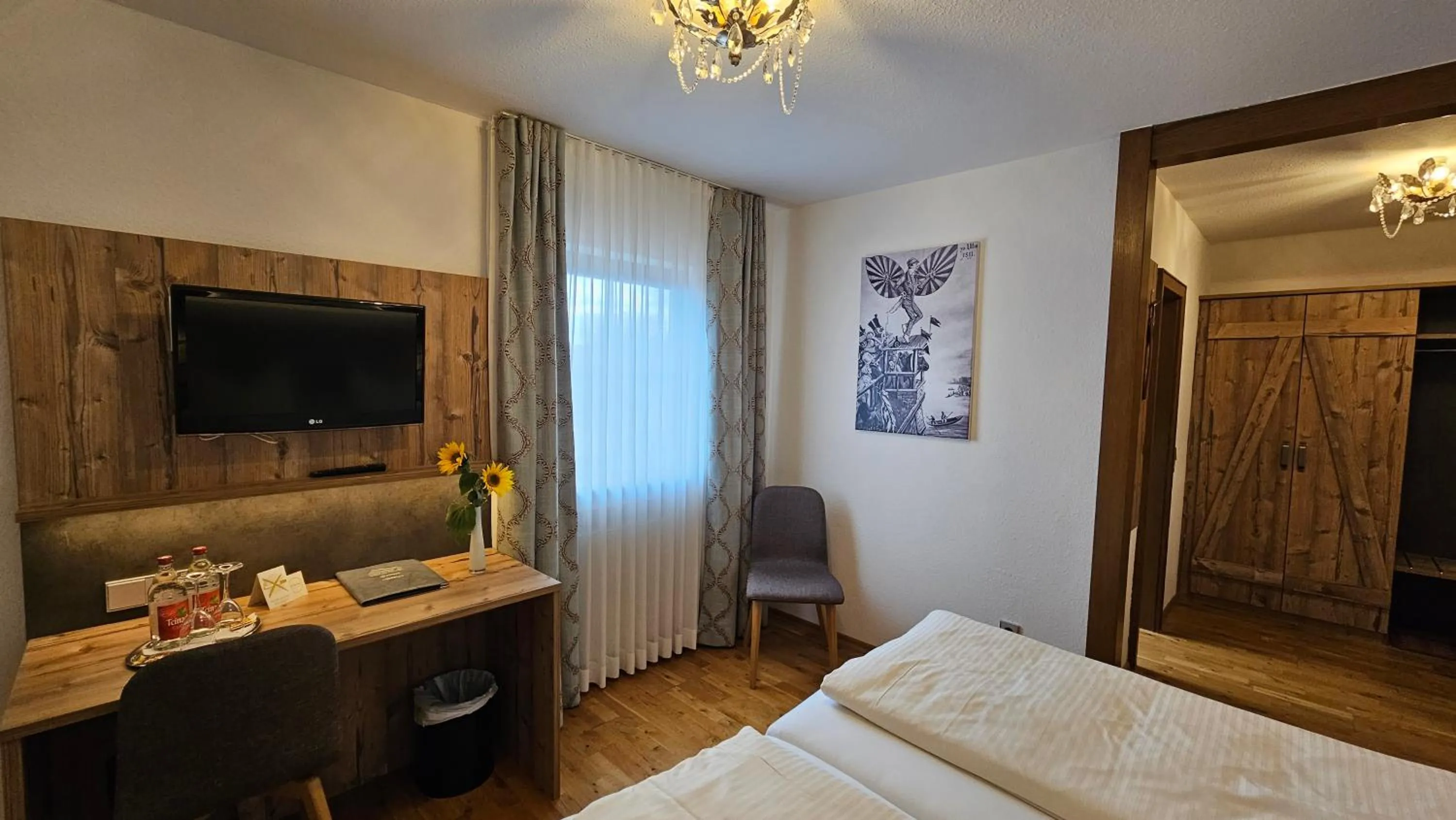 TV and multimedia, Bed in Hotel Gasthof Rössle