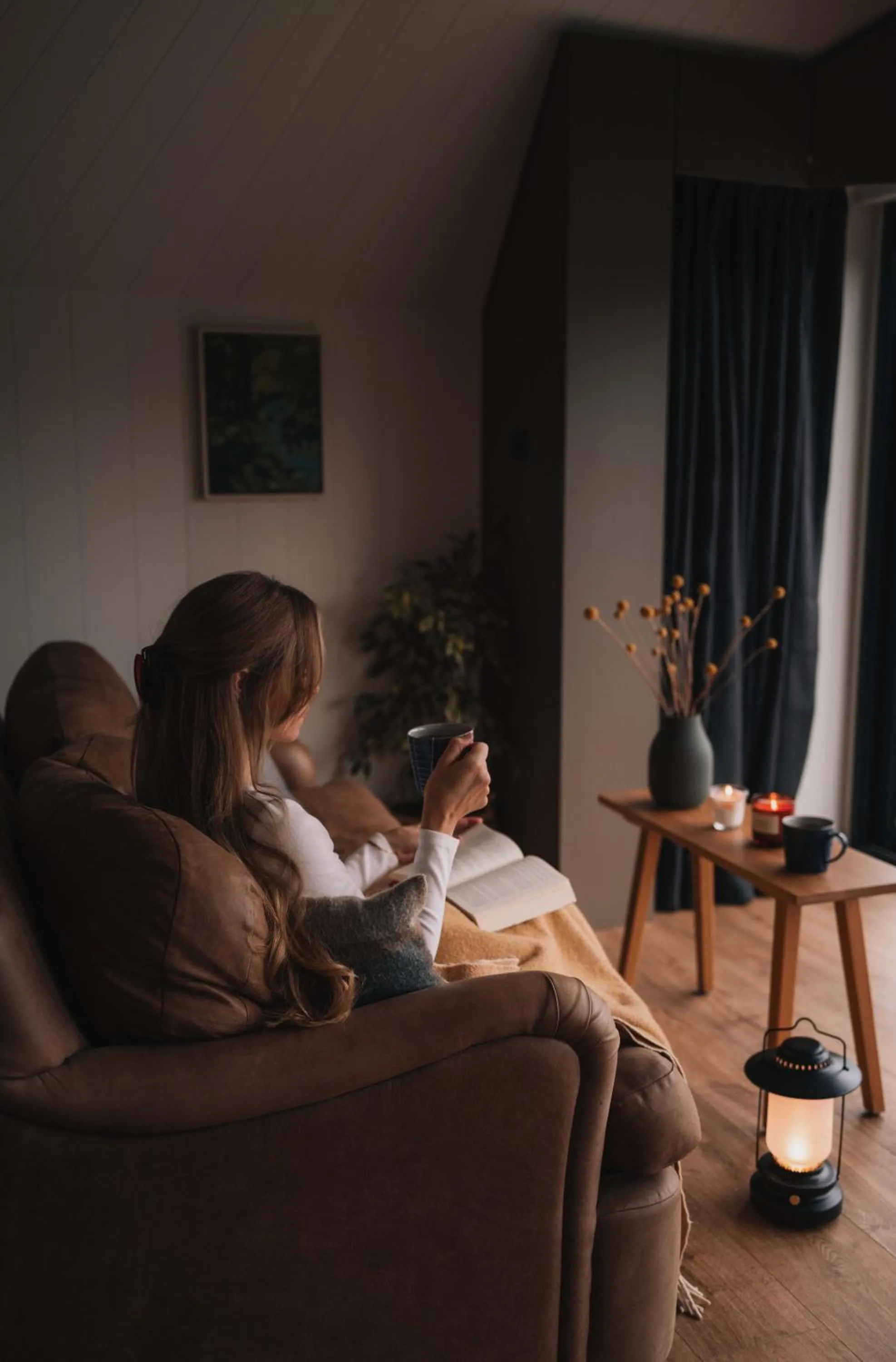 Living room in SeaBeds - Luxury Lookouts with Hot Tubs