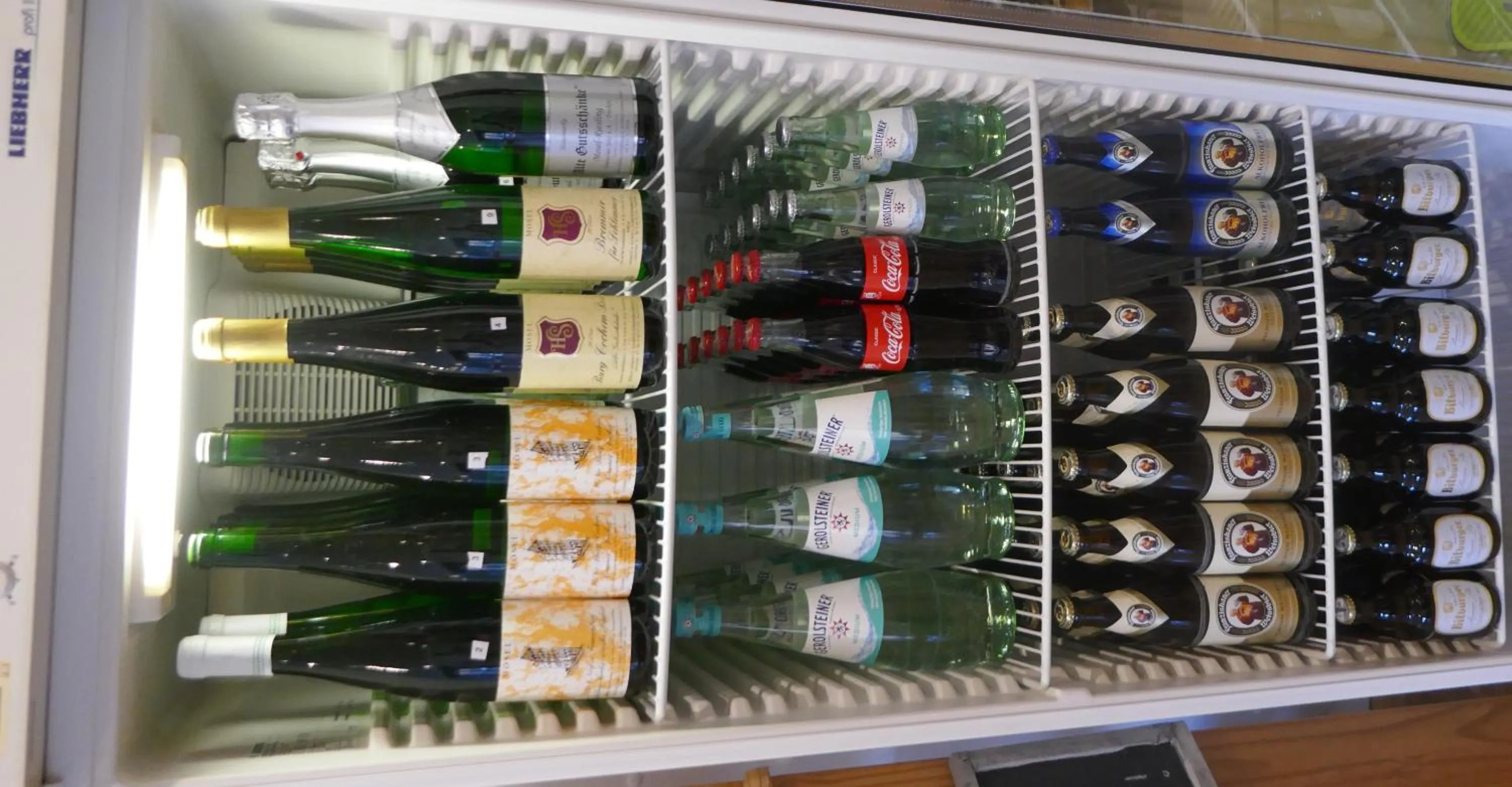 Alcoholic drinks in Hotel Villa Tummelchen