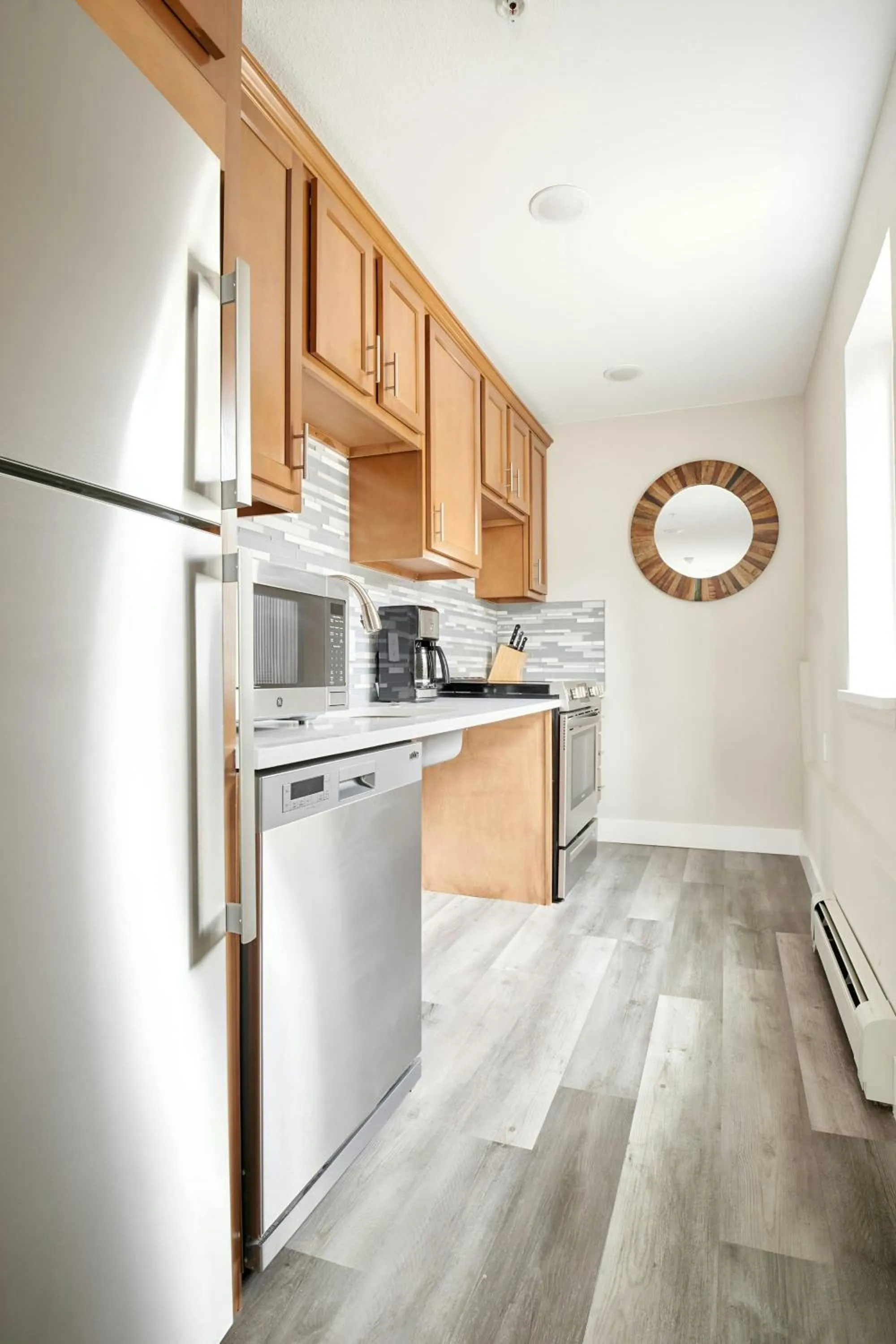 Kitchen or kitchenette in Sonder by Marriott Bonvoy Osage Apartments LoHi