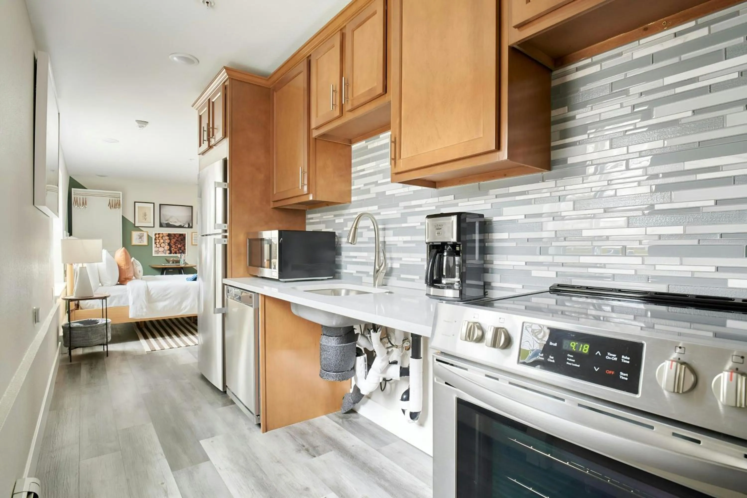 Kitchen or kitchenette in Sonder by Marriott Bonvoy Osage Apartments LoHi