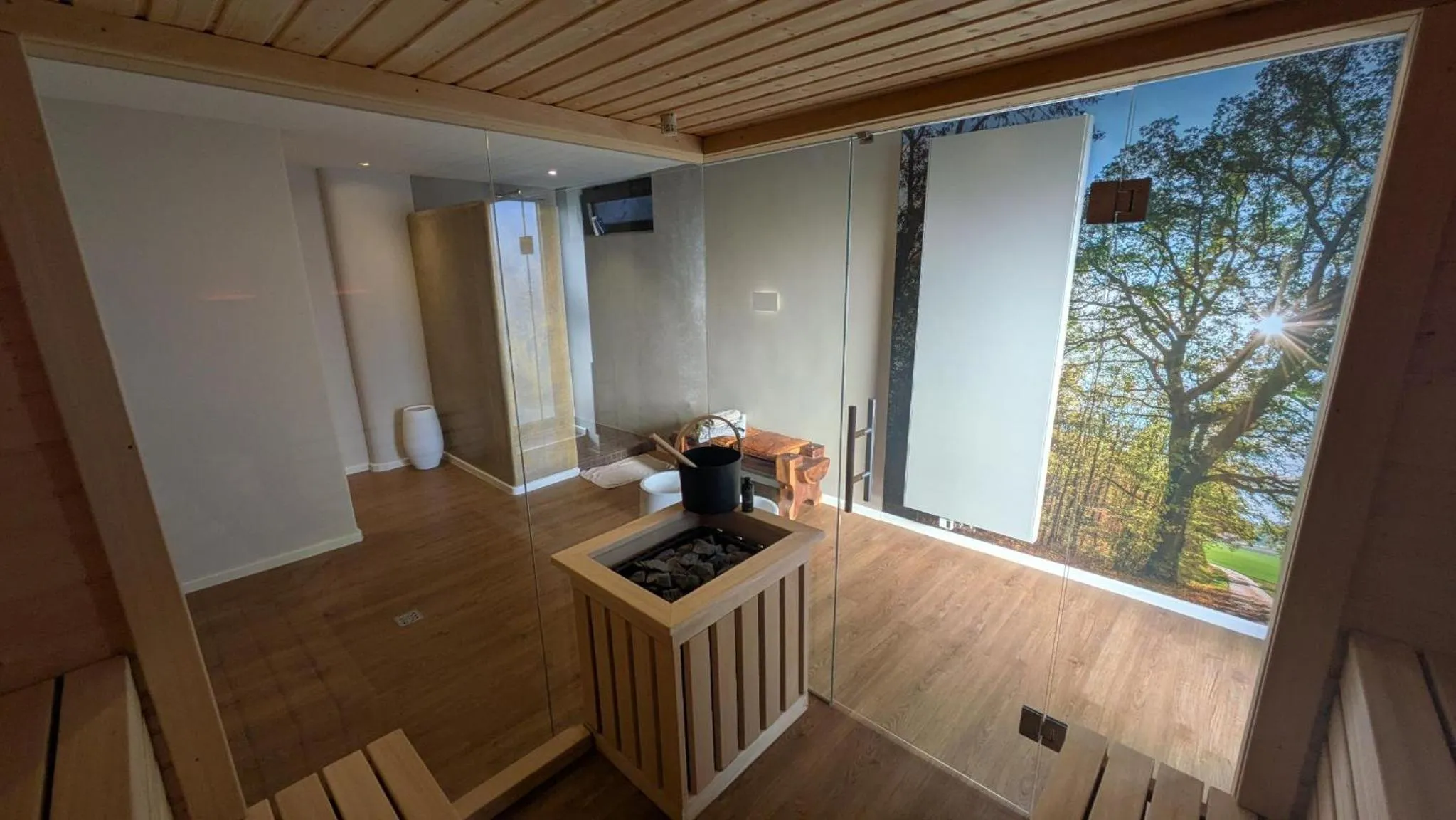 Sauna in Landhotel Sonneneck - Breuna im Naturpark