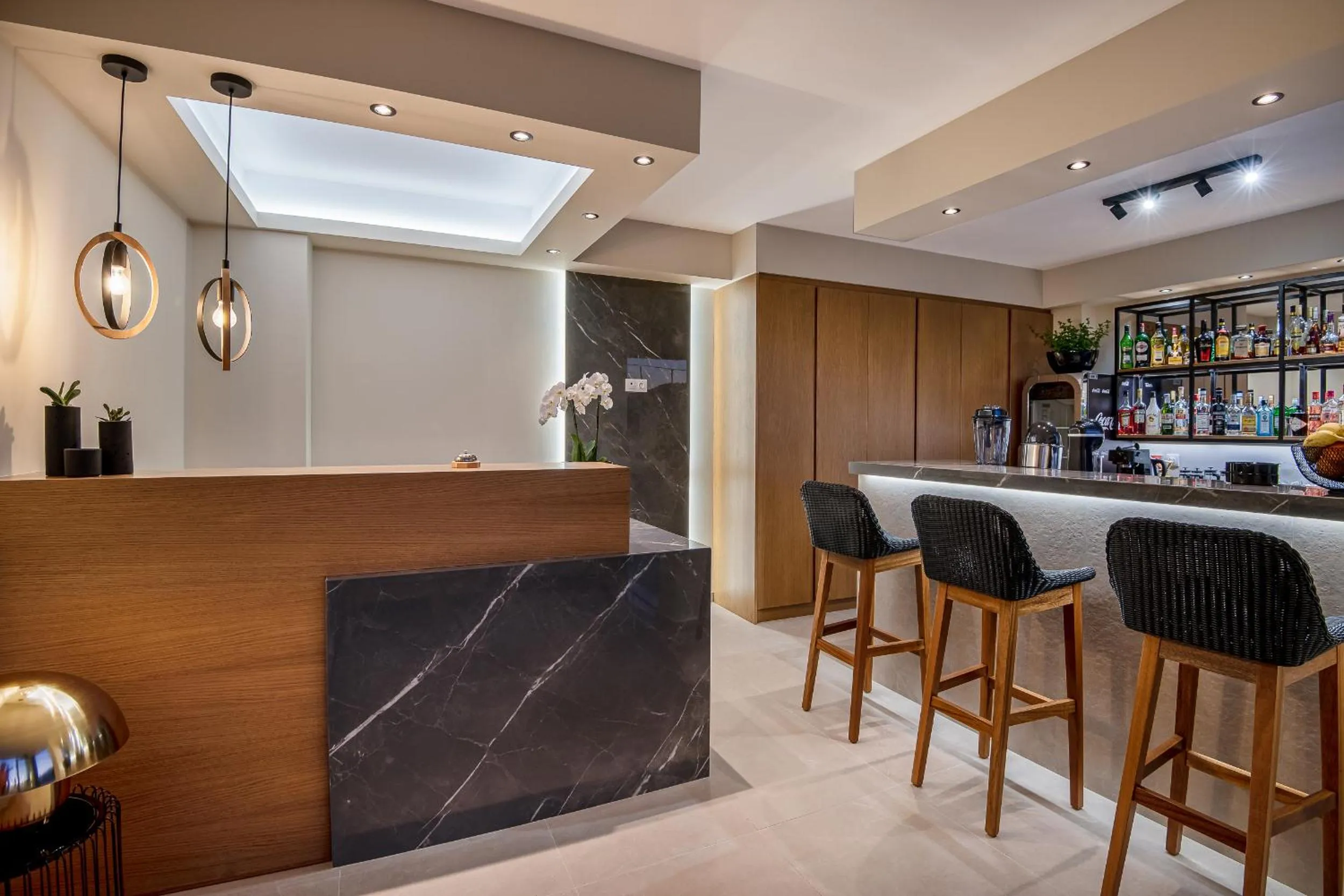 Lobby or reception in Minois Boutique Hotel