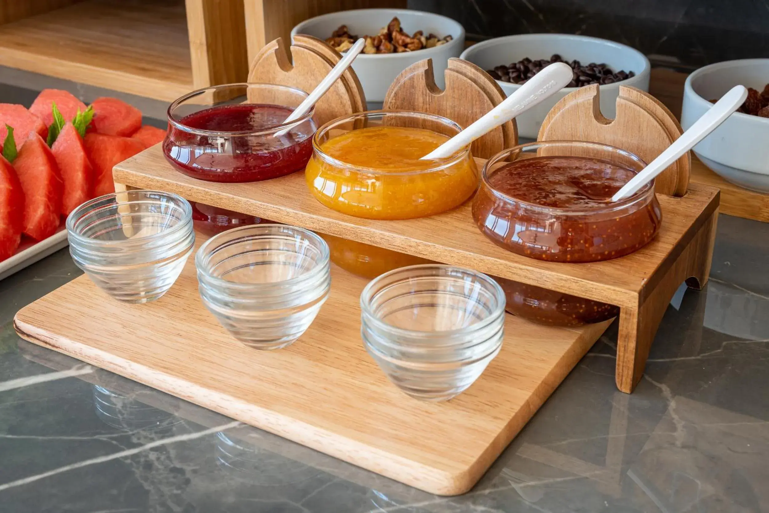 Buffet breakfast in Minois Boutique Hotel Buffet breakfast in Minois Boutique Hotel