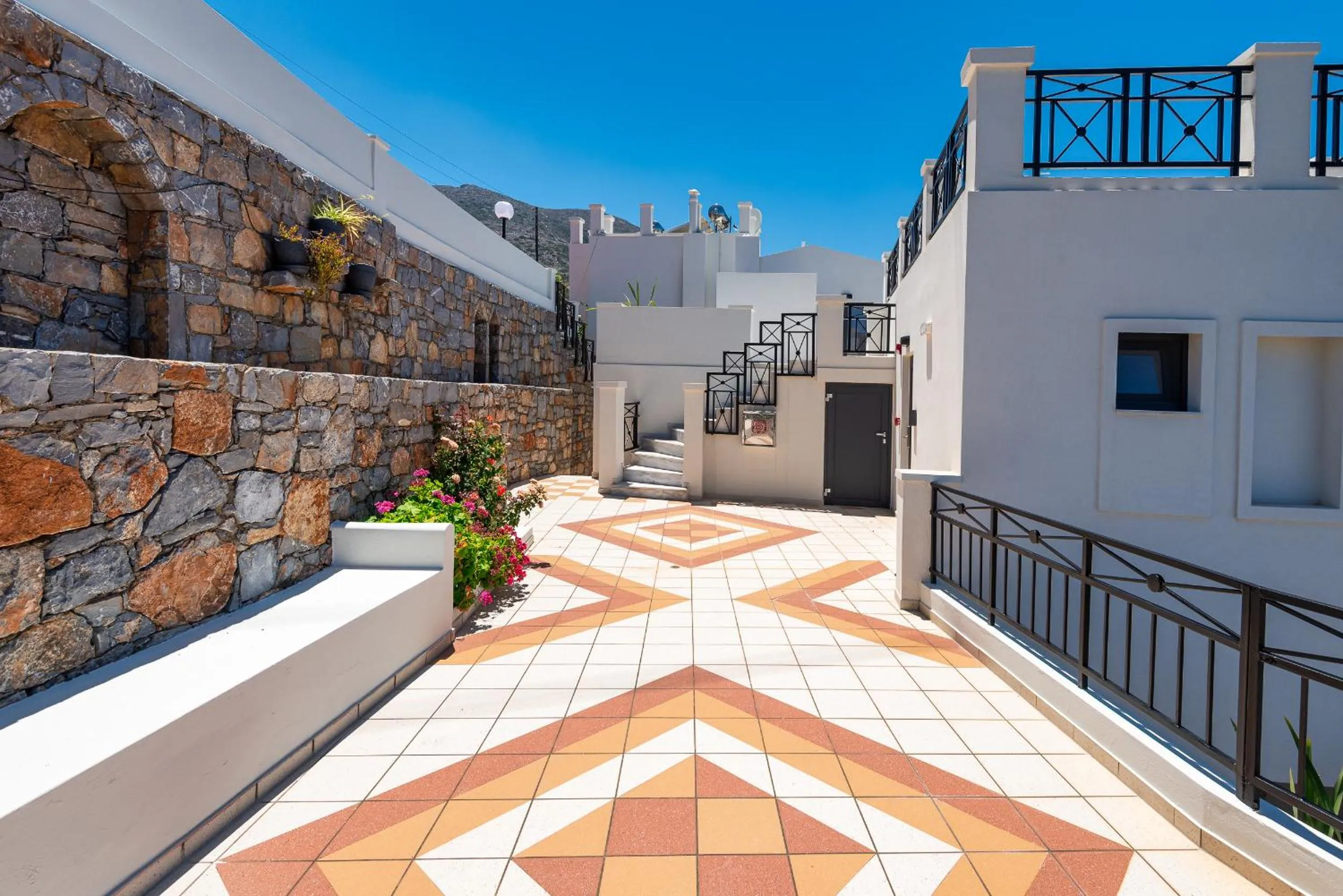 Patio in Minois Boutique Hotel