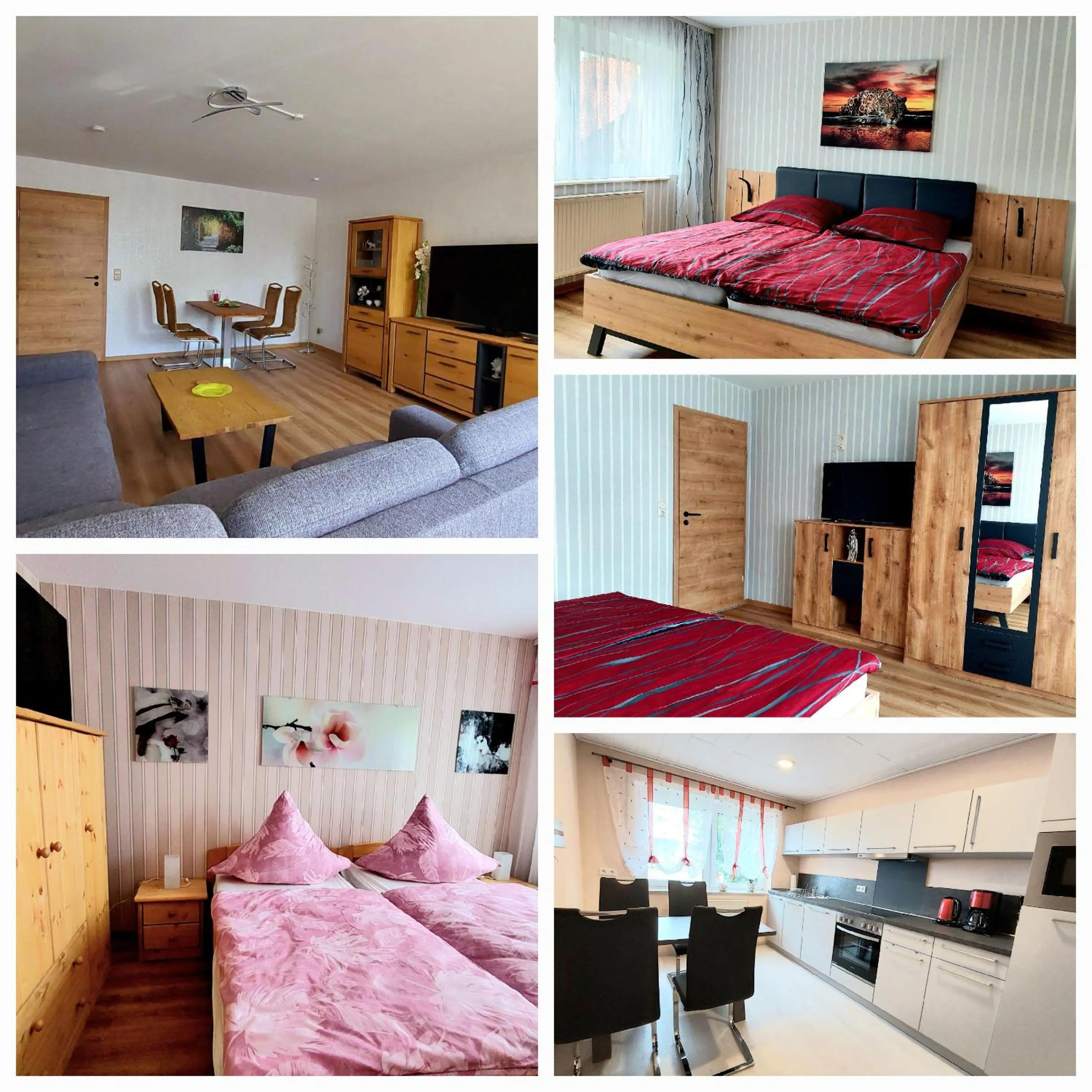 Bed in Pension Haus Germania