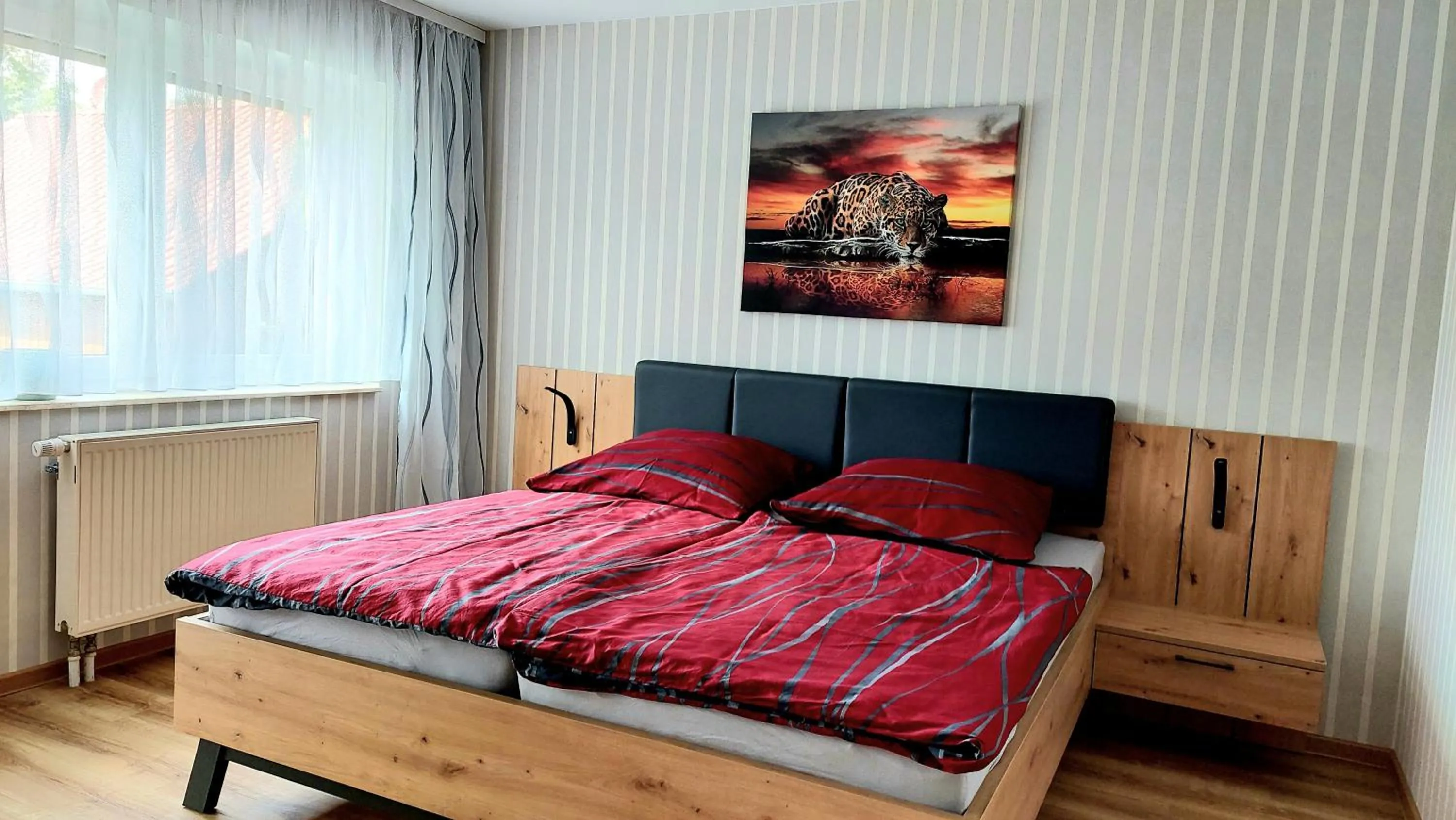 Bed in Pension Haus Germania