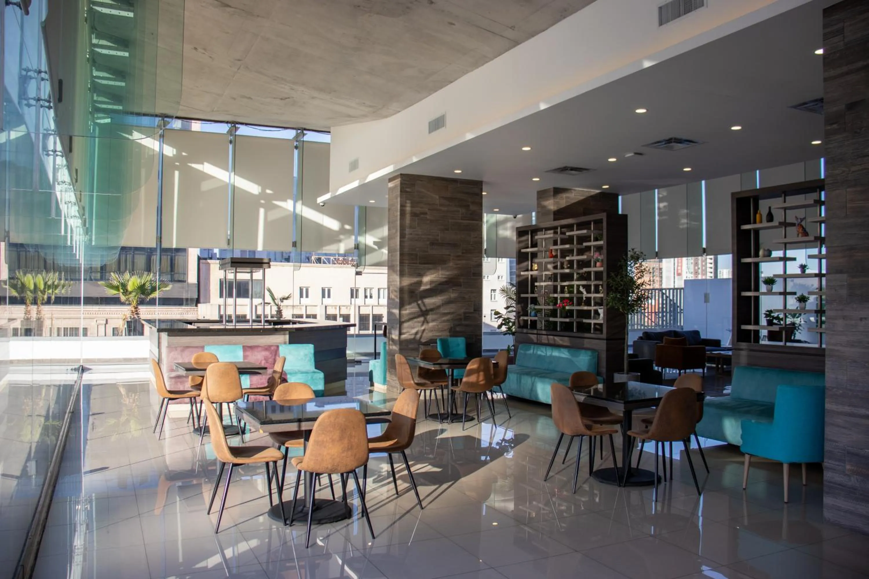 Lobby or reception in Hotel Kavia Monterrey