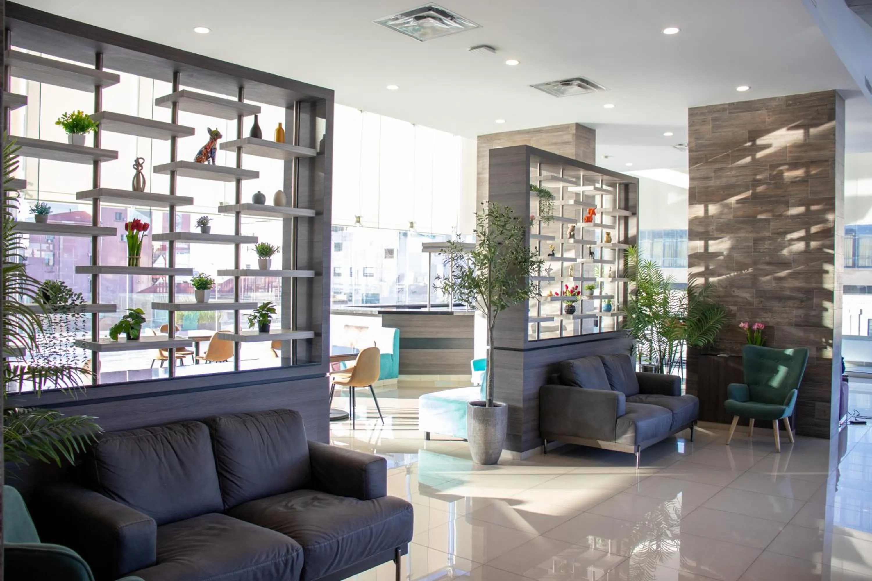 Lobby or reception in Hotel Kavia Monterrey