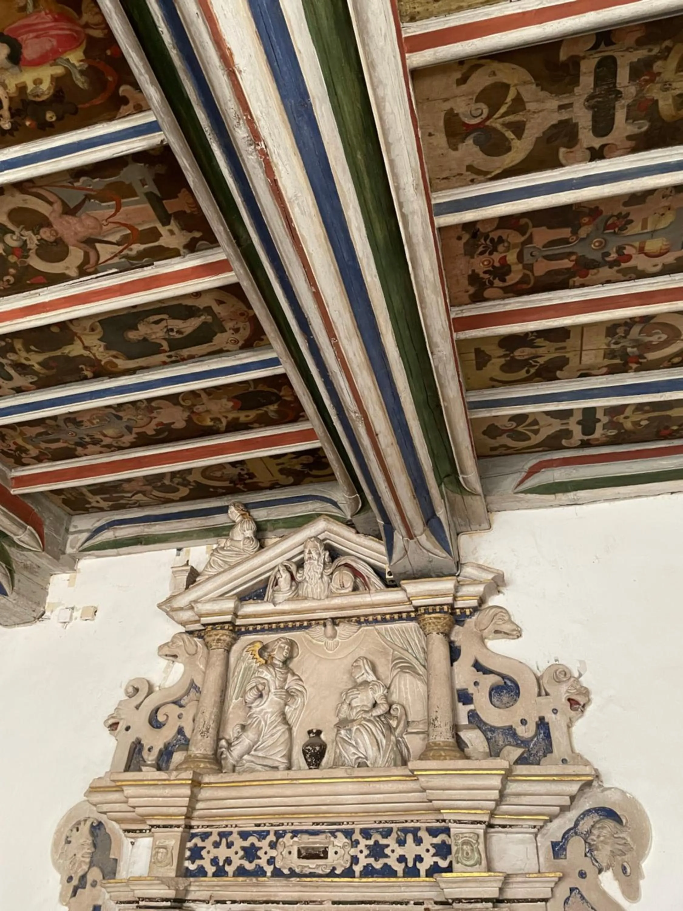 Decorative detail in Schloss Beichlingen