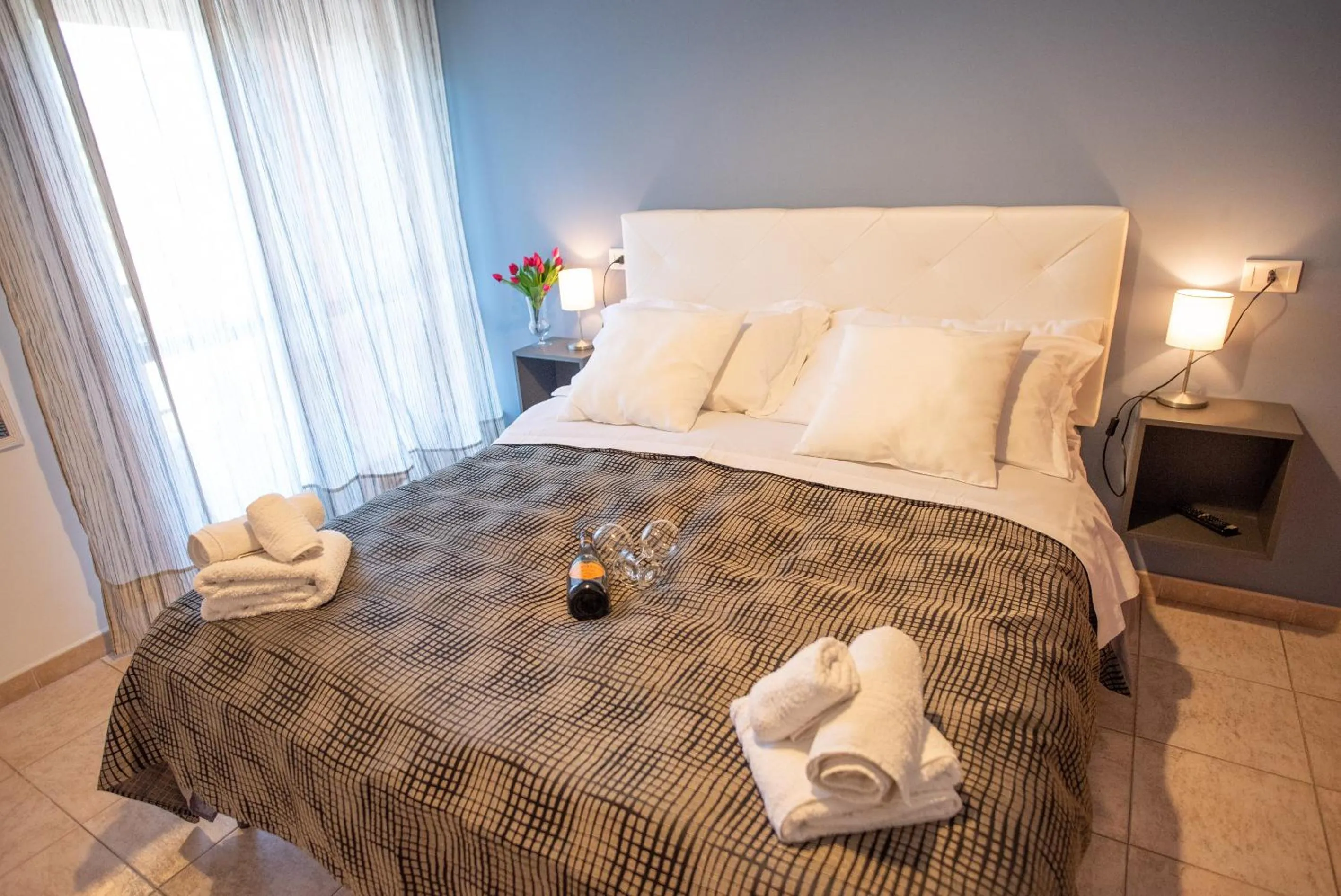 Photo of the whole room, Bed in B&B New Triscele