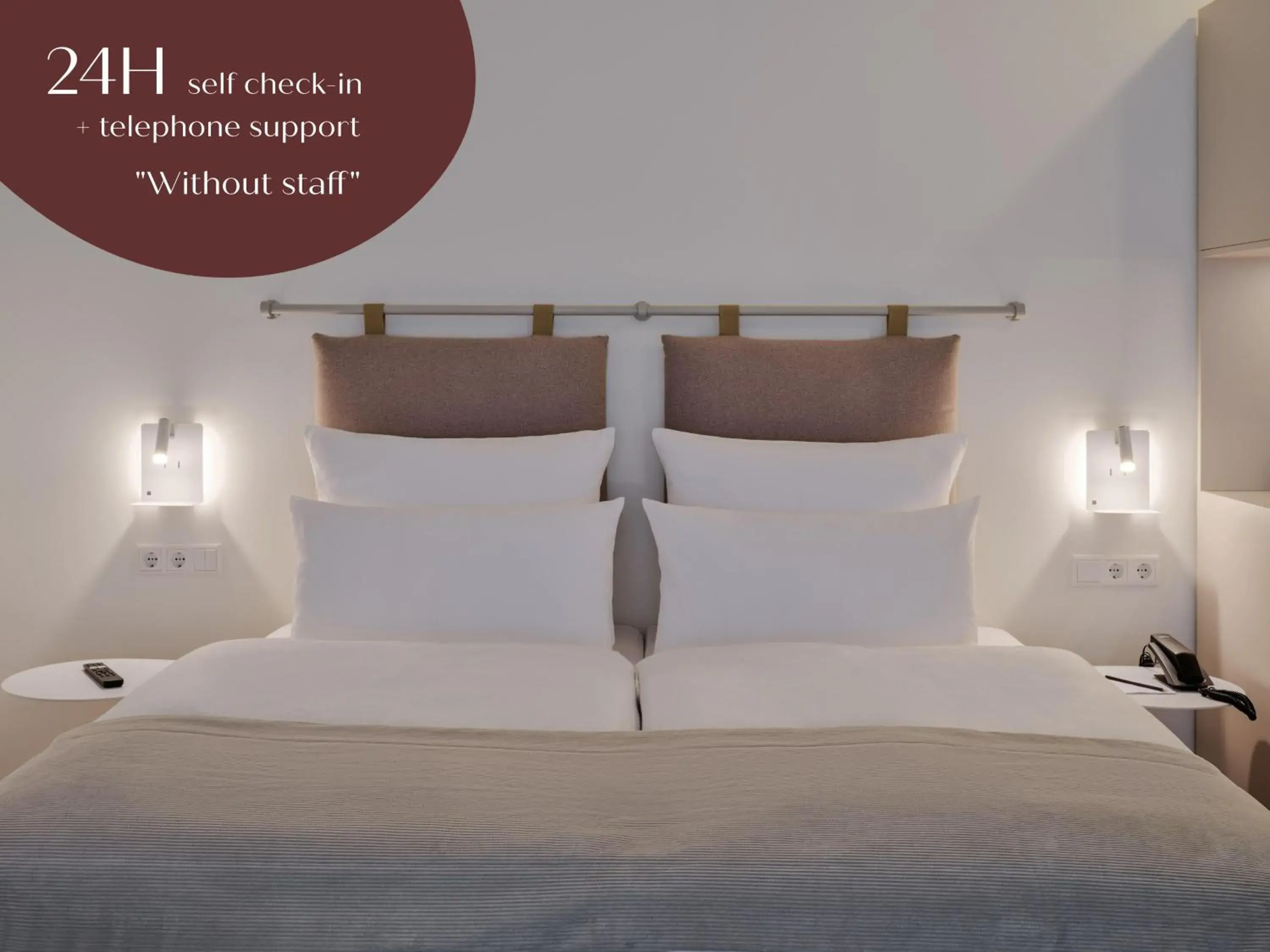 Bed in Classik Hotel Hackescher Markt - Self Check In Bed in Classik Hotel Hackescher Markt - Self Check In