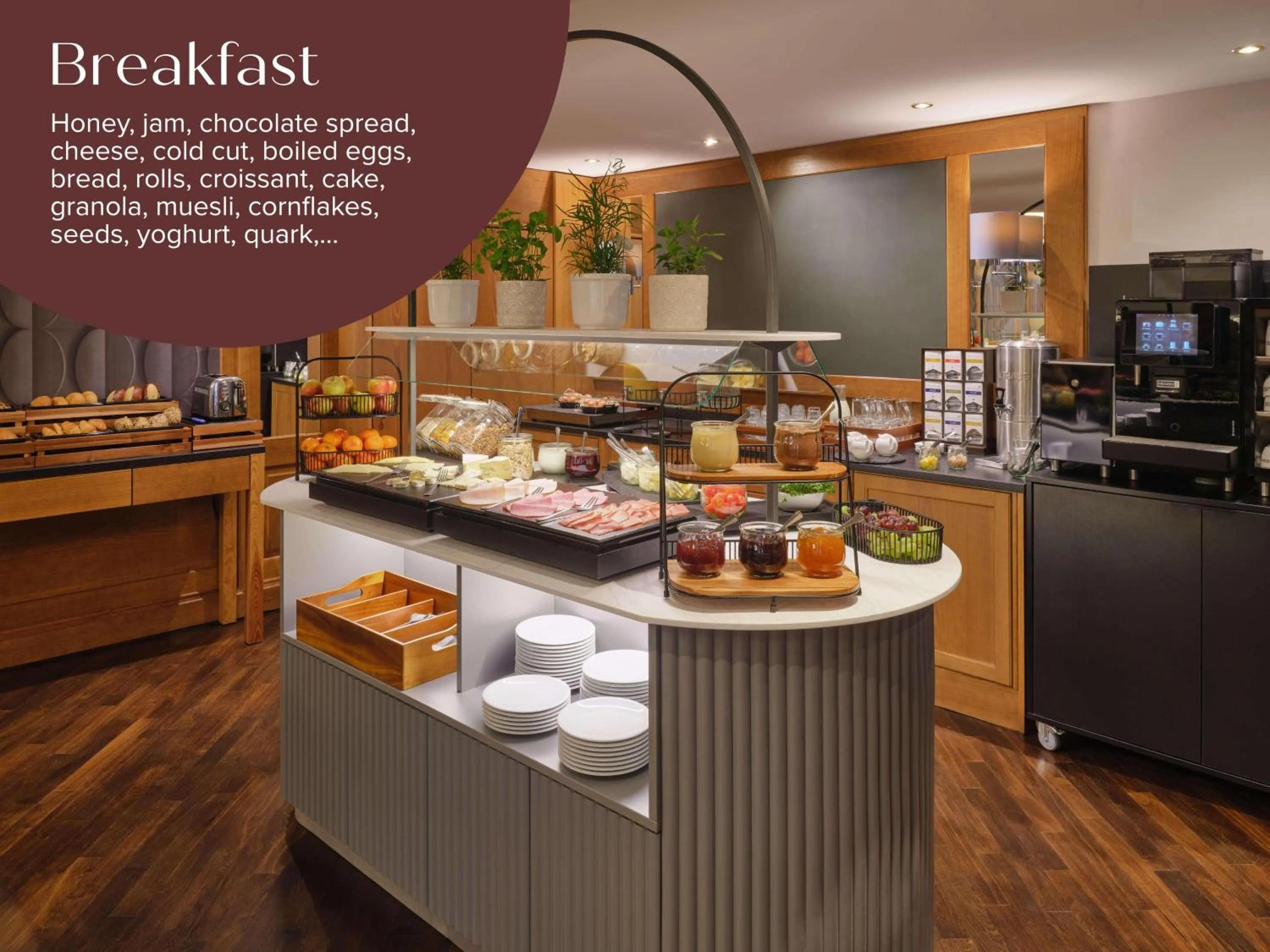 Buffet breakfast in Classik Hotel Hackescher Markt - Self Check In
