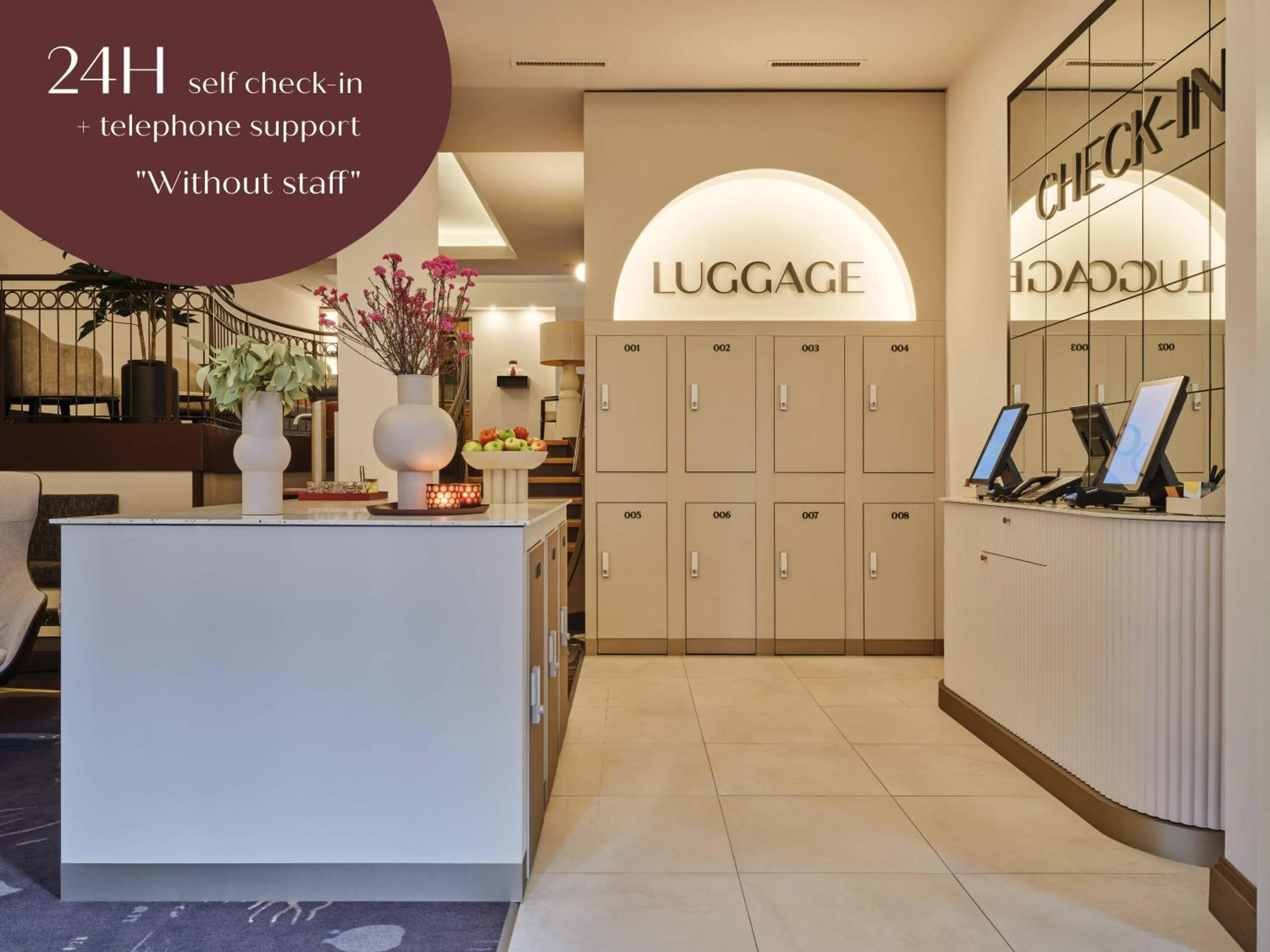 Lobby or reception in Classik Hotel Hackescher Markt - Self Check In