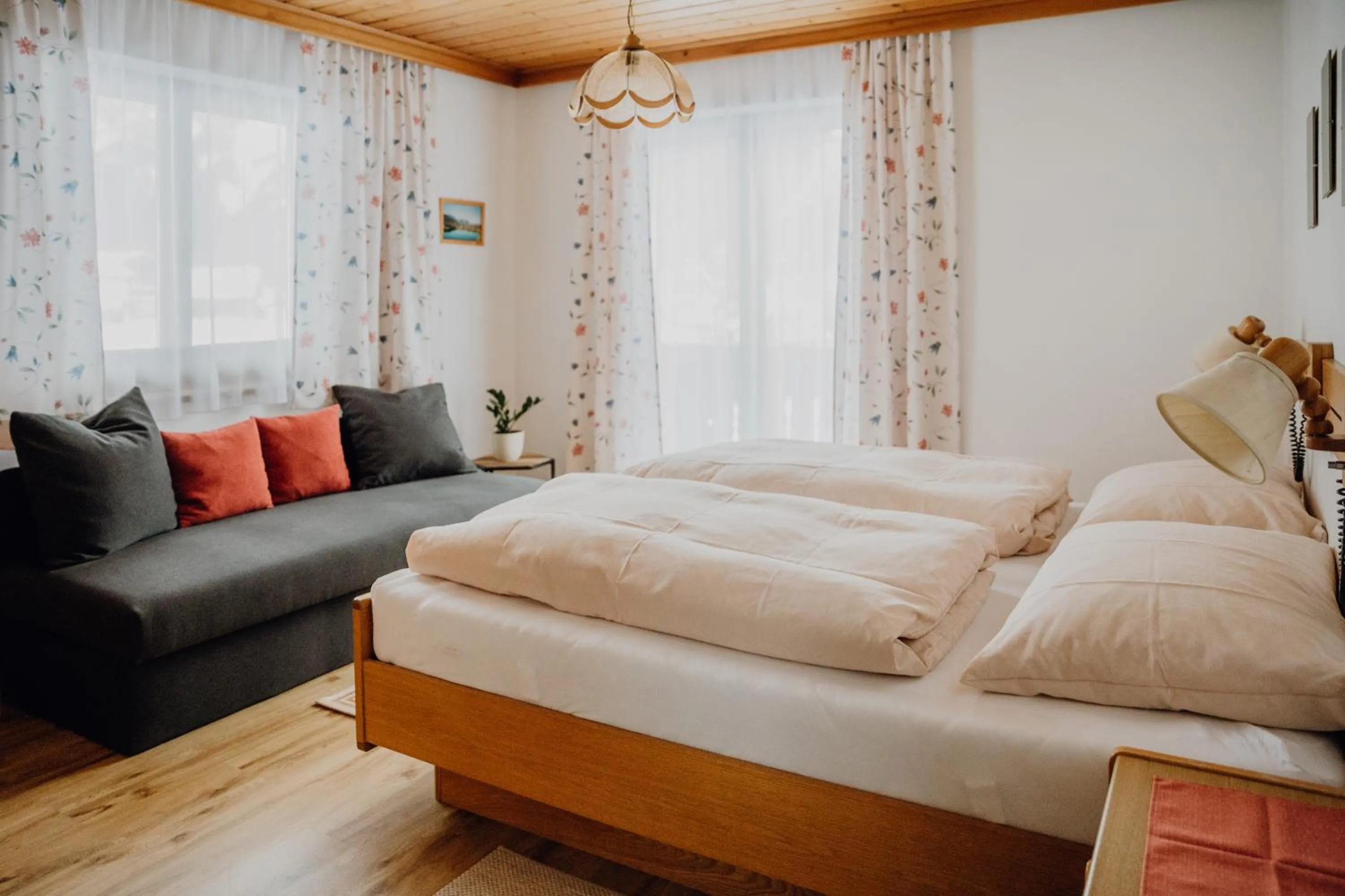Bed in Ferienwohnung Inge Gapp