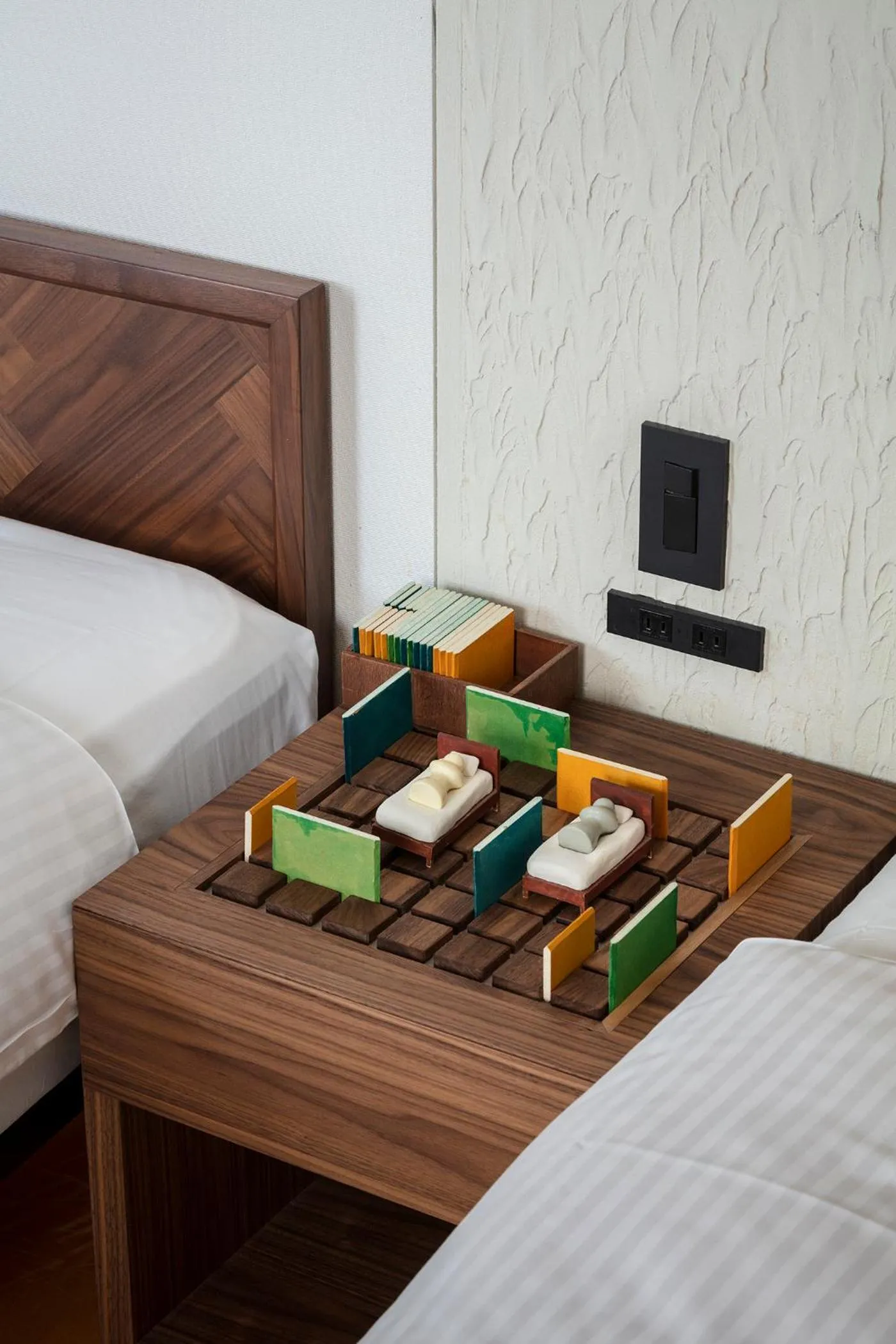 Decorative detail, Bed in BnA WALL