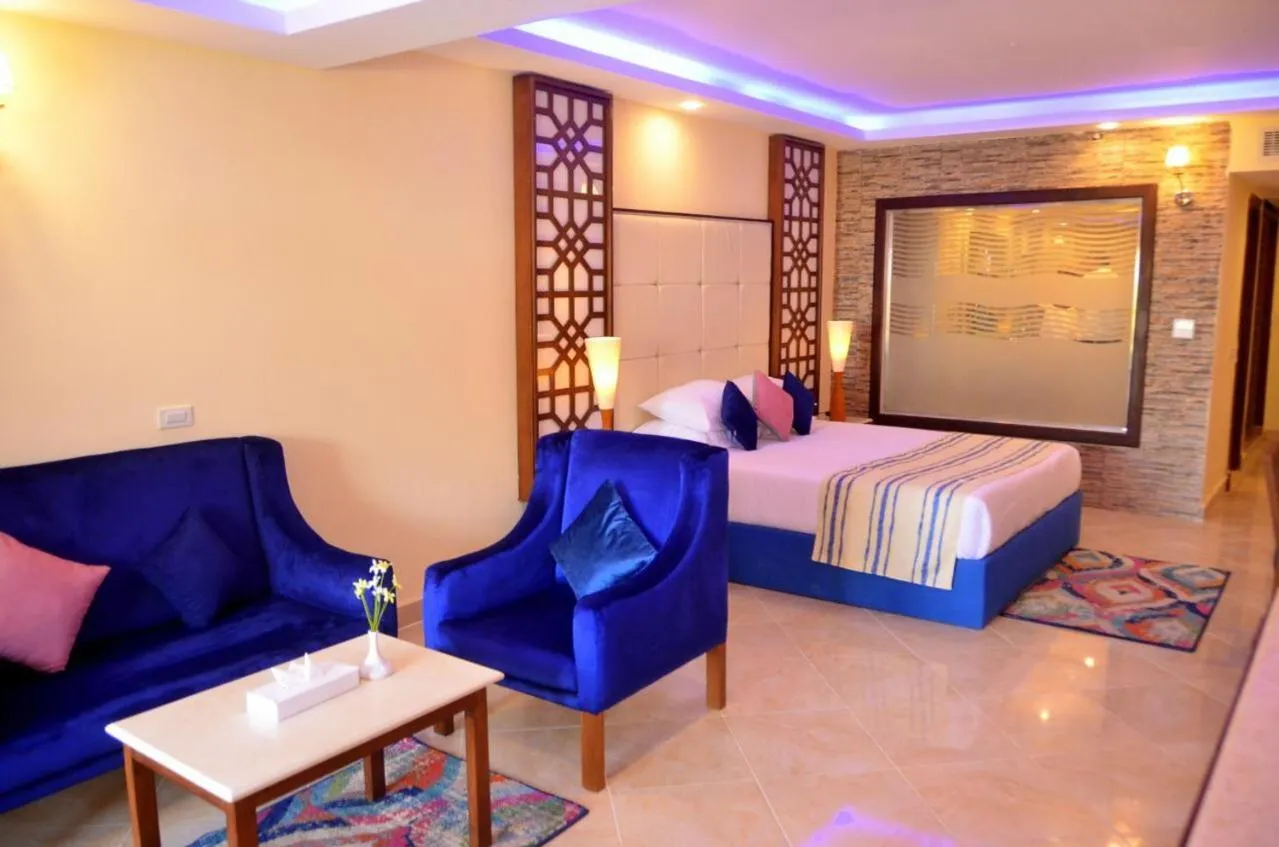 Bed in Sea Beach Aqua Park Resort