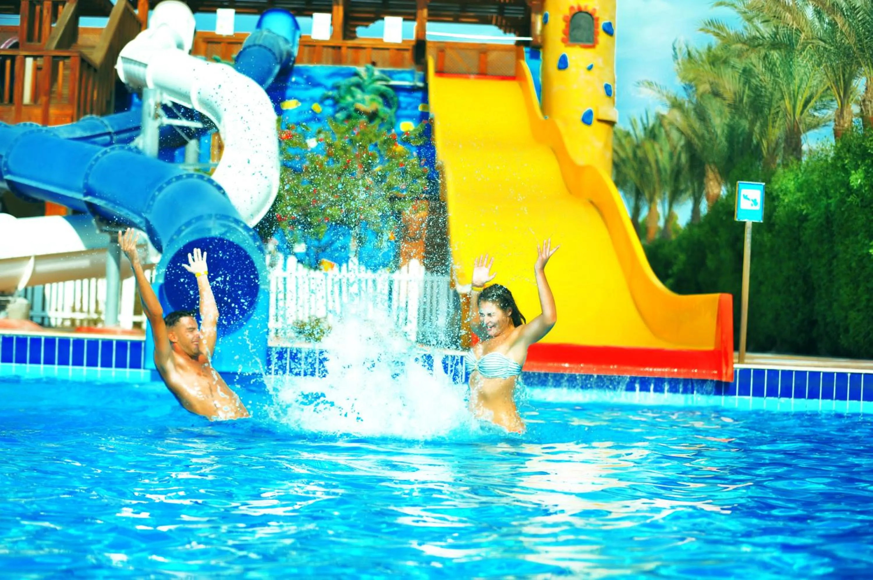 Aqua park in Sea Beach Aqua Park Resort