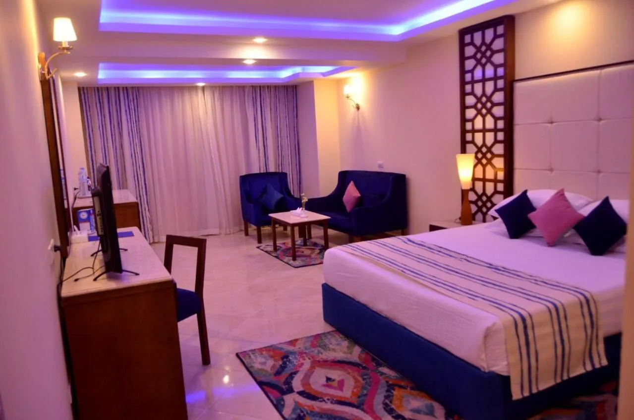 Bed in Sea Beach Aqua Park Resort