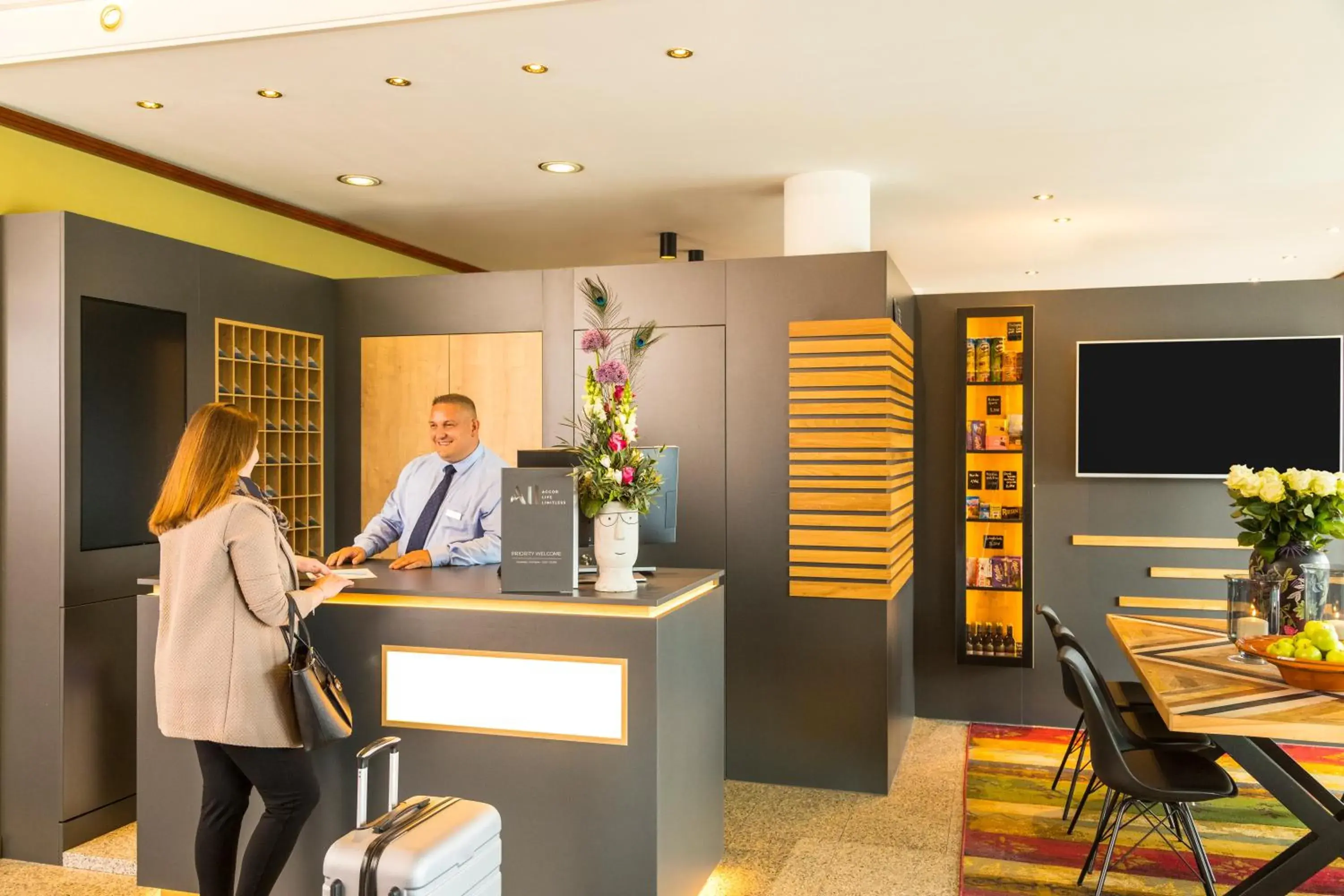 Lobby or reception in Mercure Hotel Bad Oeynhausen City Lobby or reception in Mercure Hotel Bad Oeynhausen City