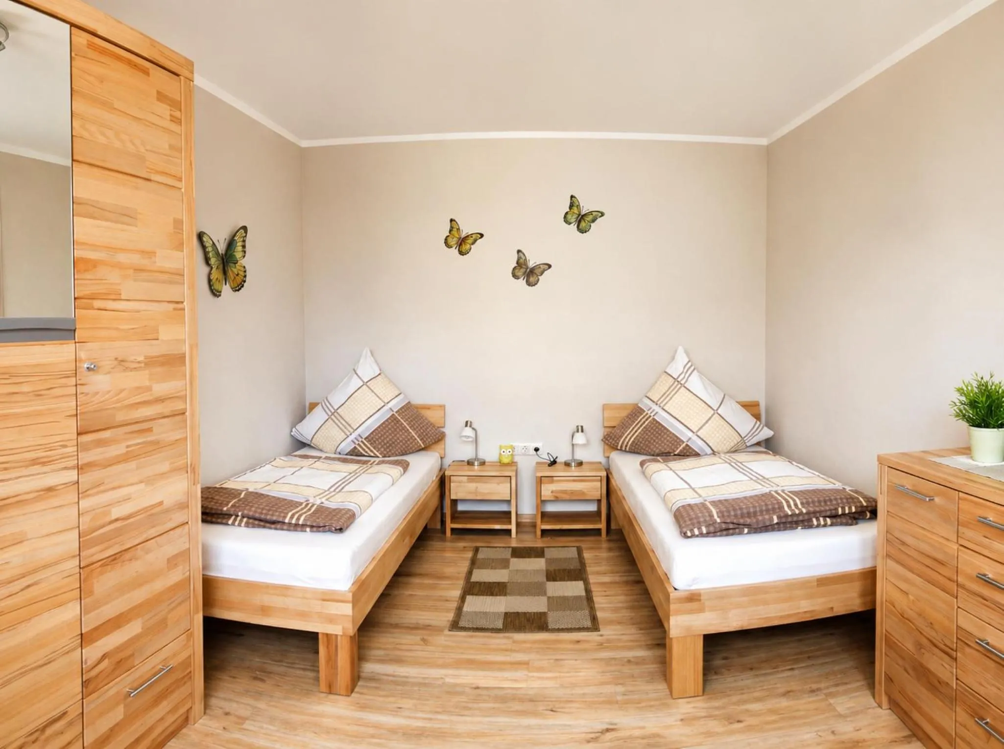 Bedroom, Bed in Ferienwohnungen Stark