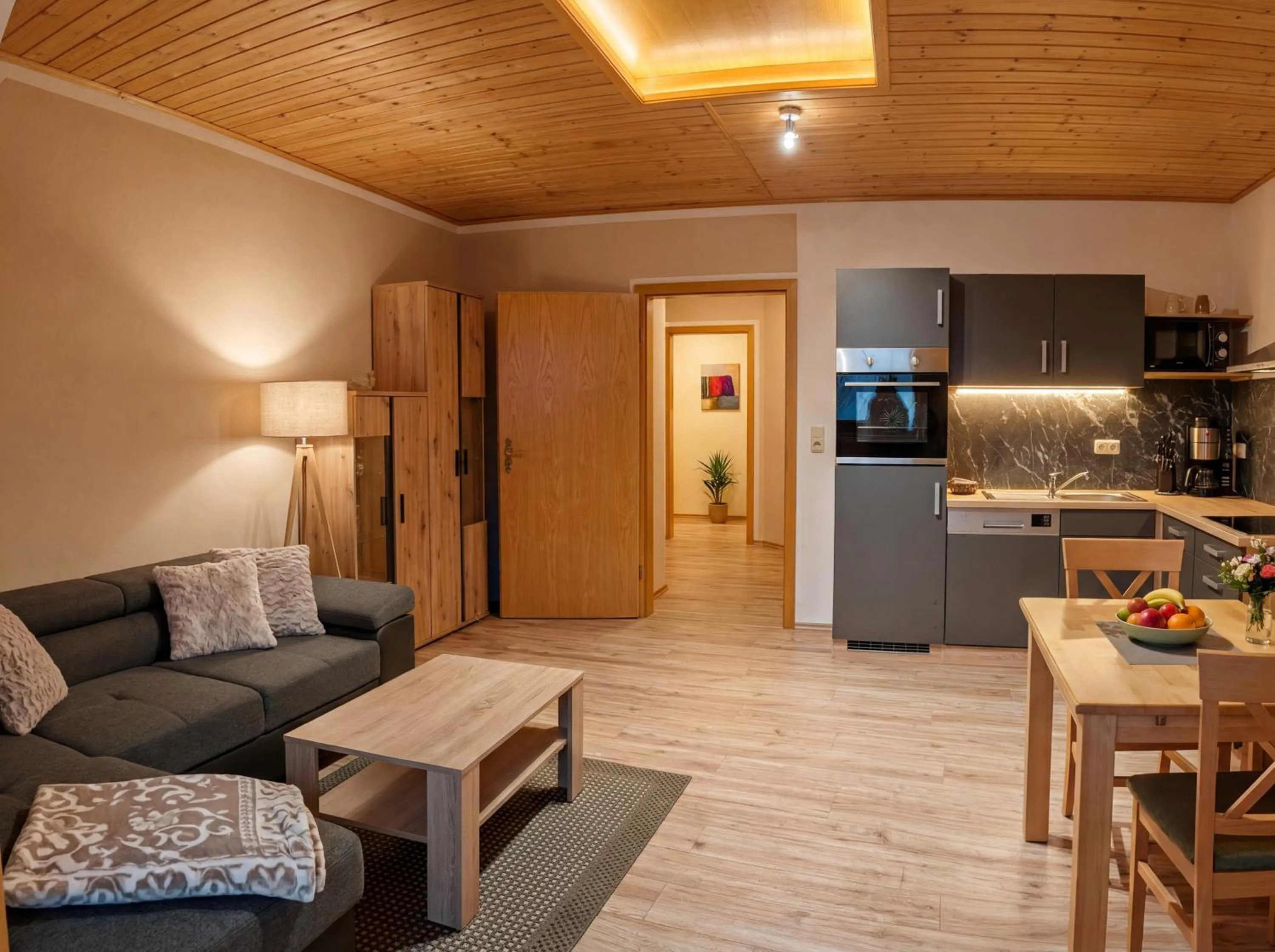 Living room in Ferienwohnungen Stark