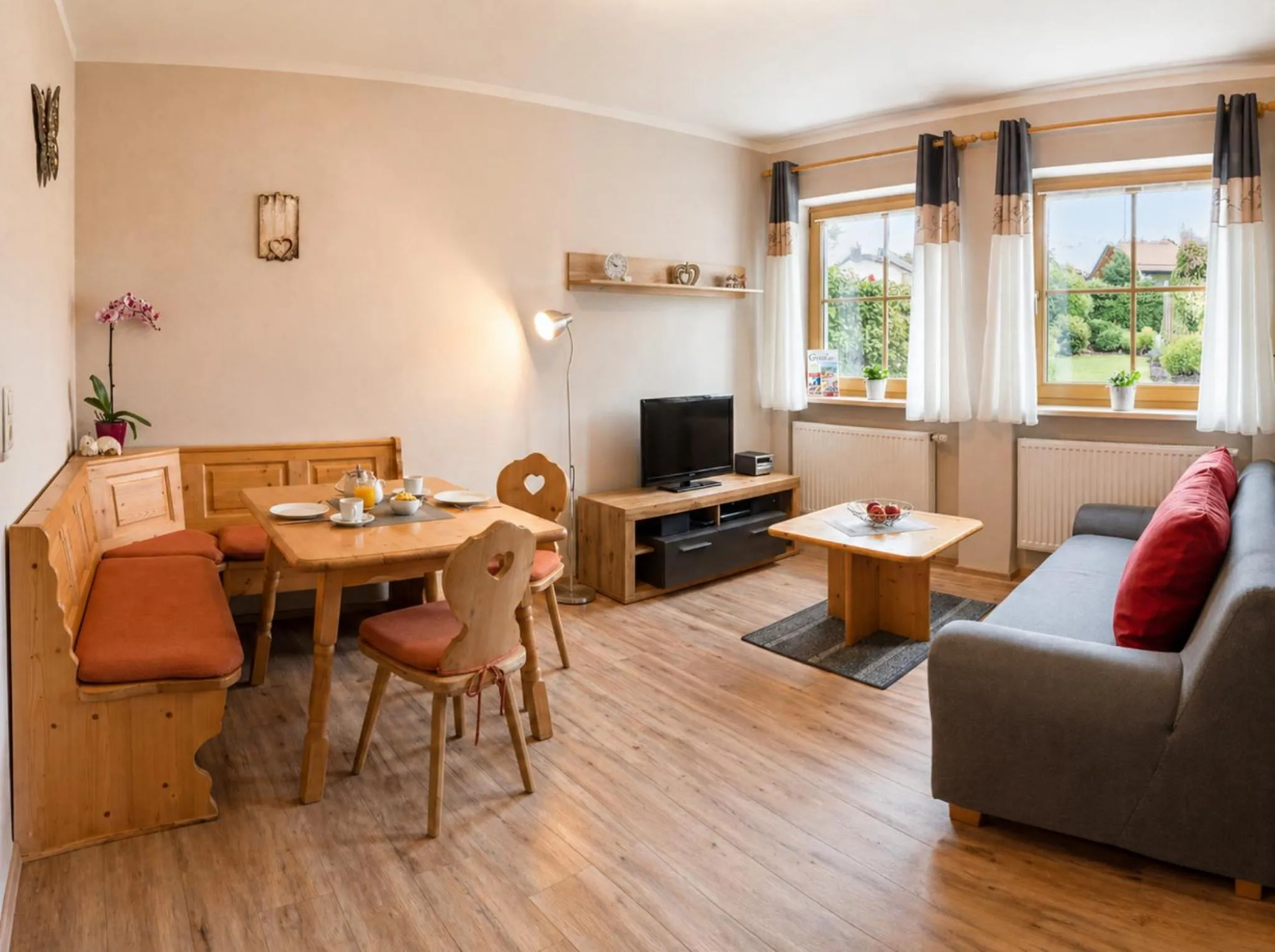 Living room in Ferienwohnungen Stark