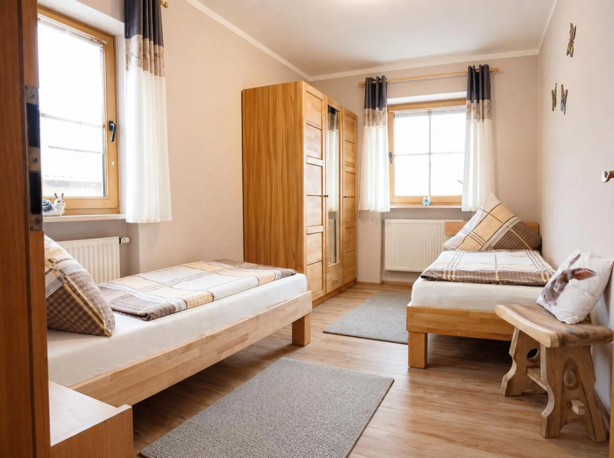 Bedroom, Bed in Ferienwohnungen Stark