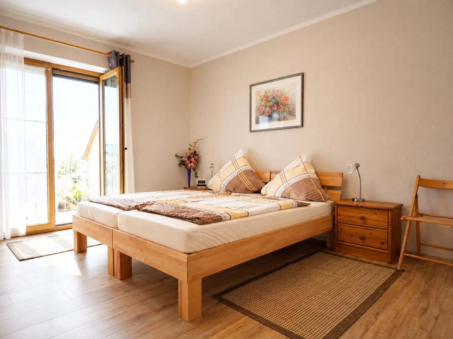 Bedroom, Bed in Ferienwohnungen Stark