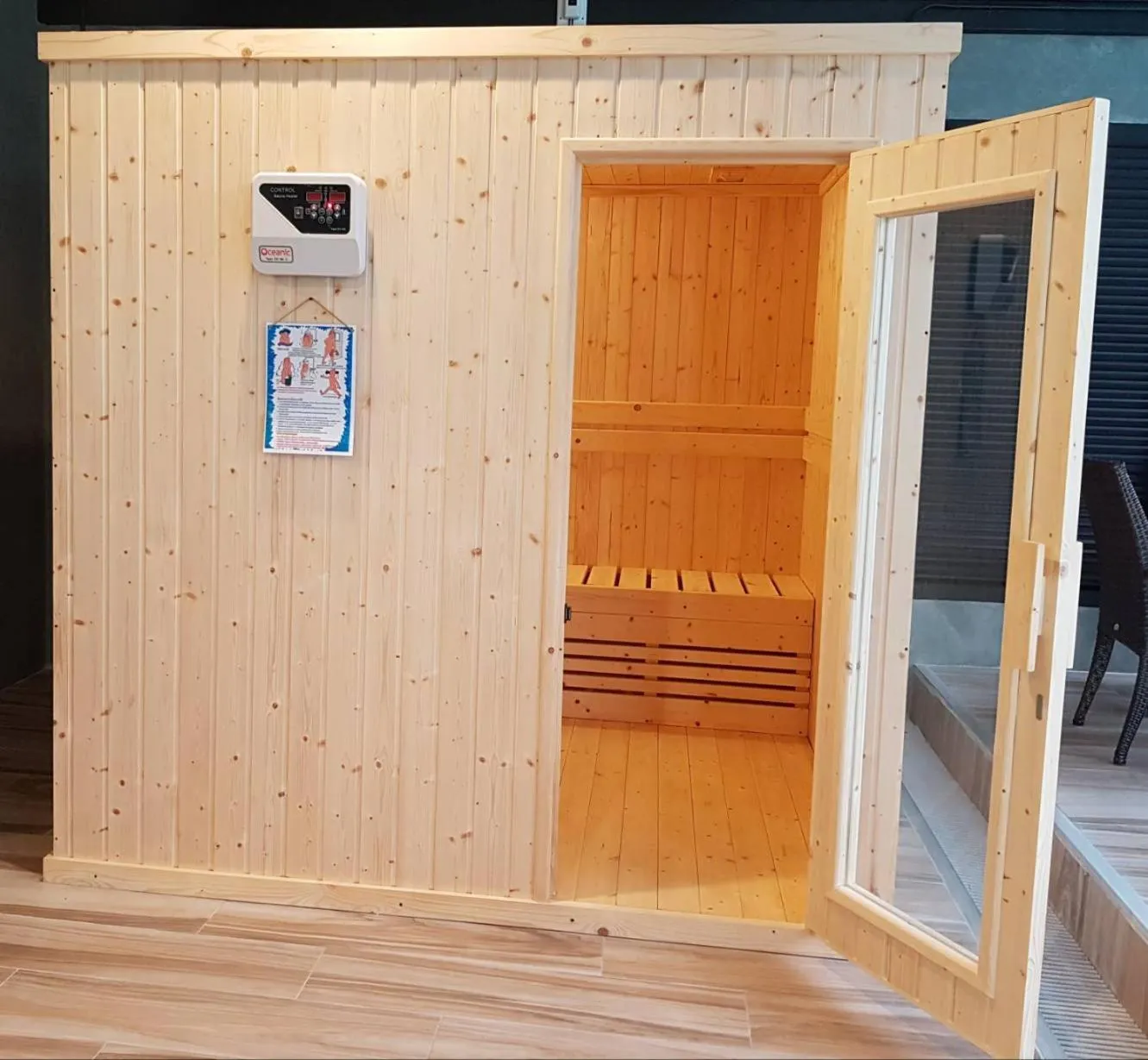Sauna in Kerepiman Boutique Hotel