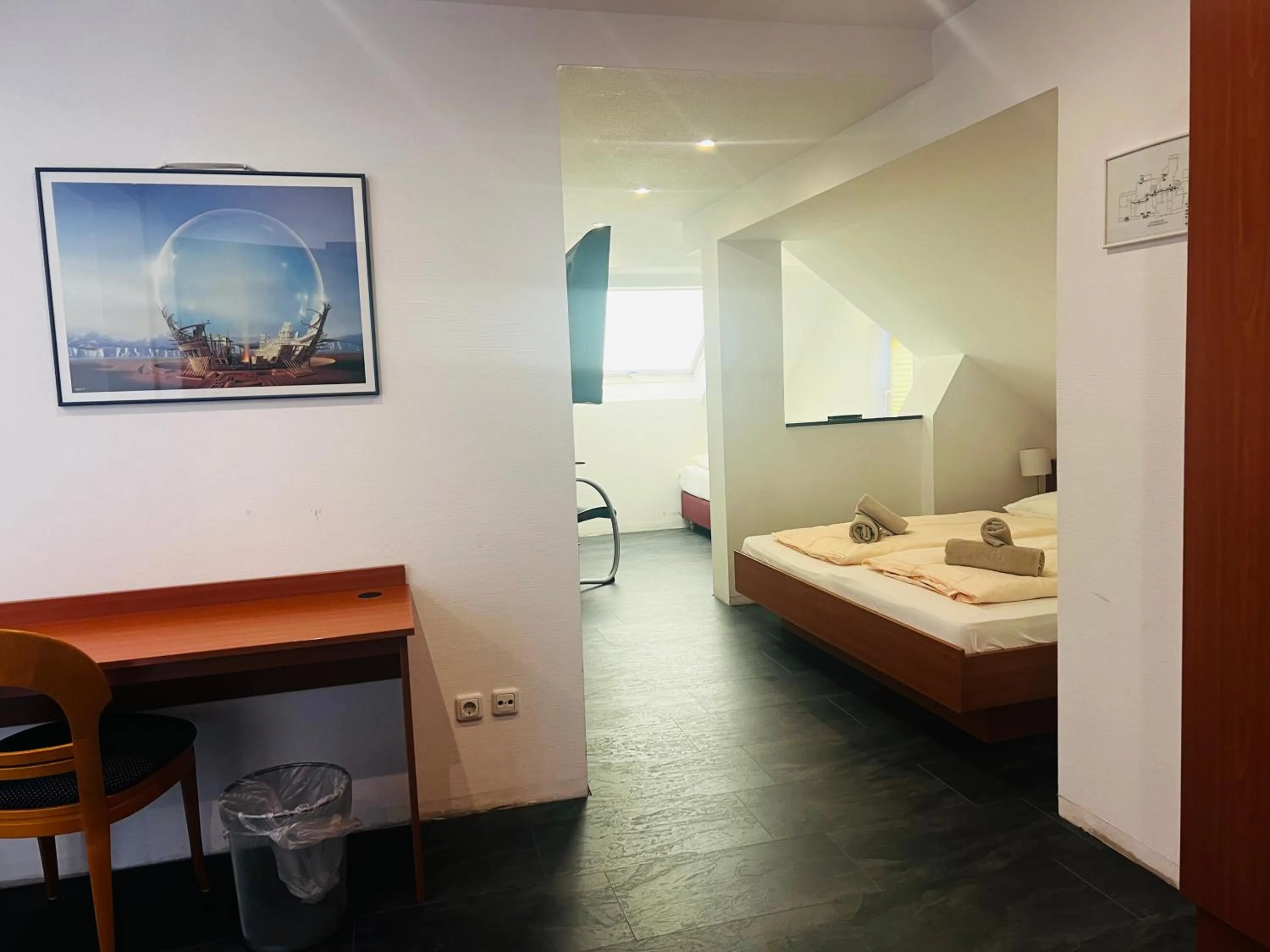 Photo of the whole room, Bed in Hotel am Malerwinkel