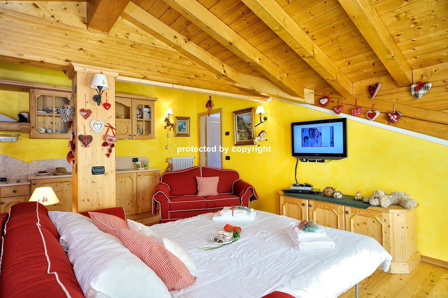 Bed in Luxury Exclusive Attic