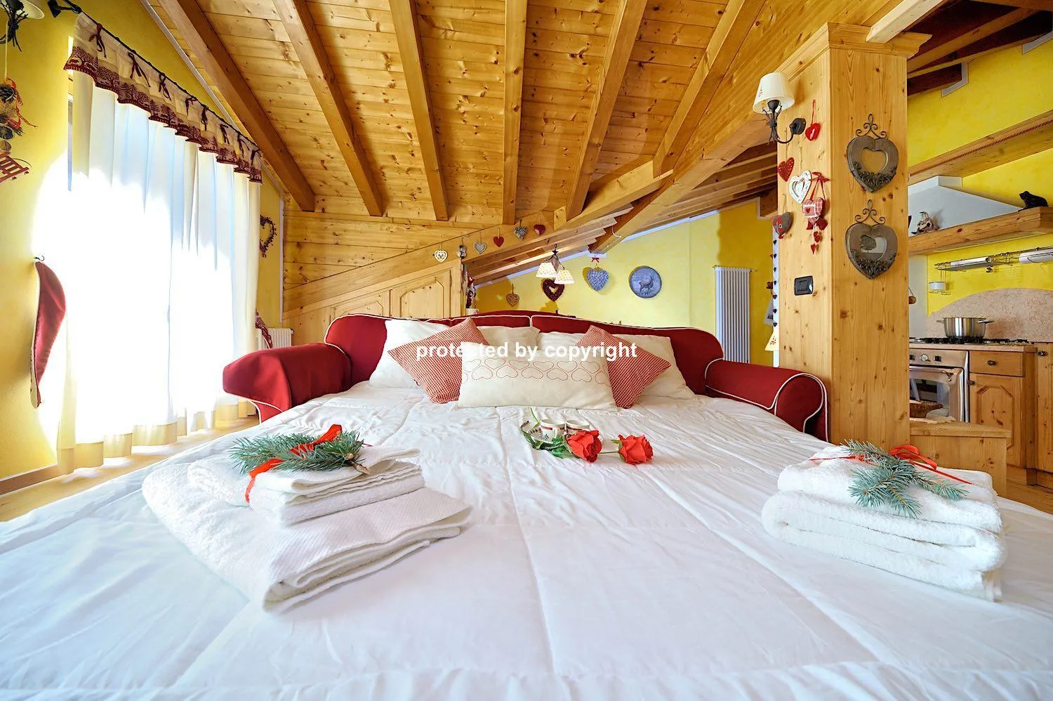 Bed in Luxury Exclusive Attic