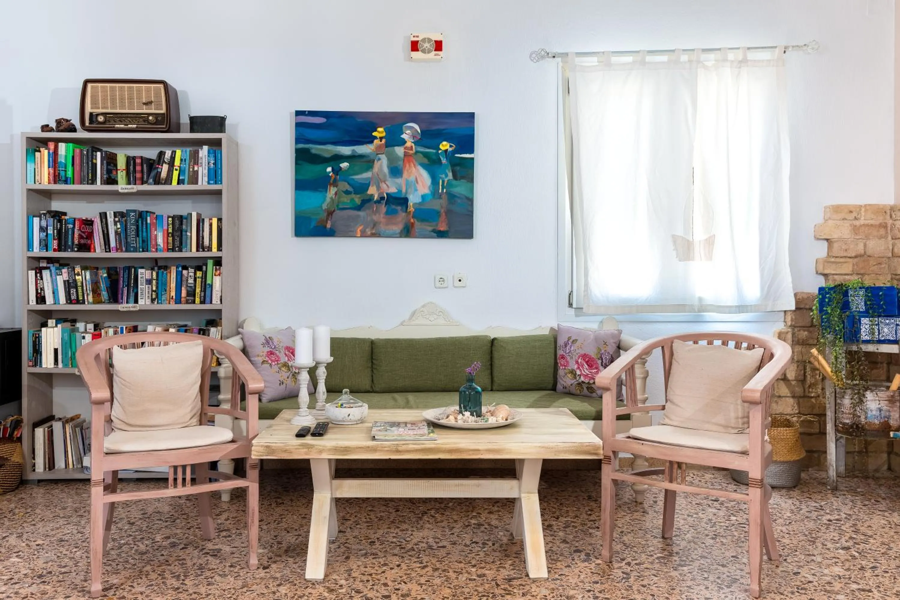 Library in Akteon Hotel