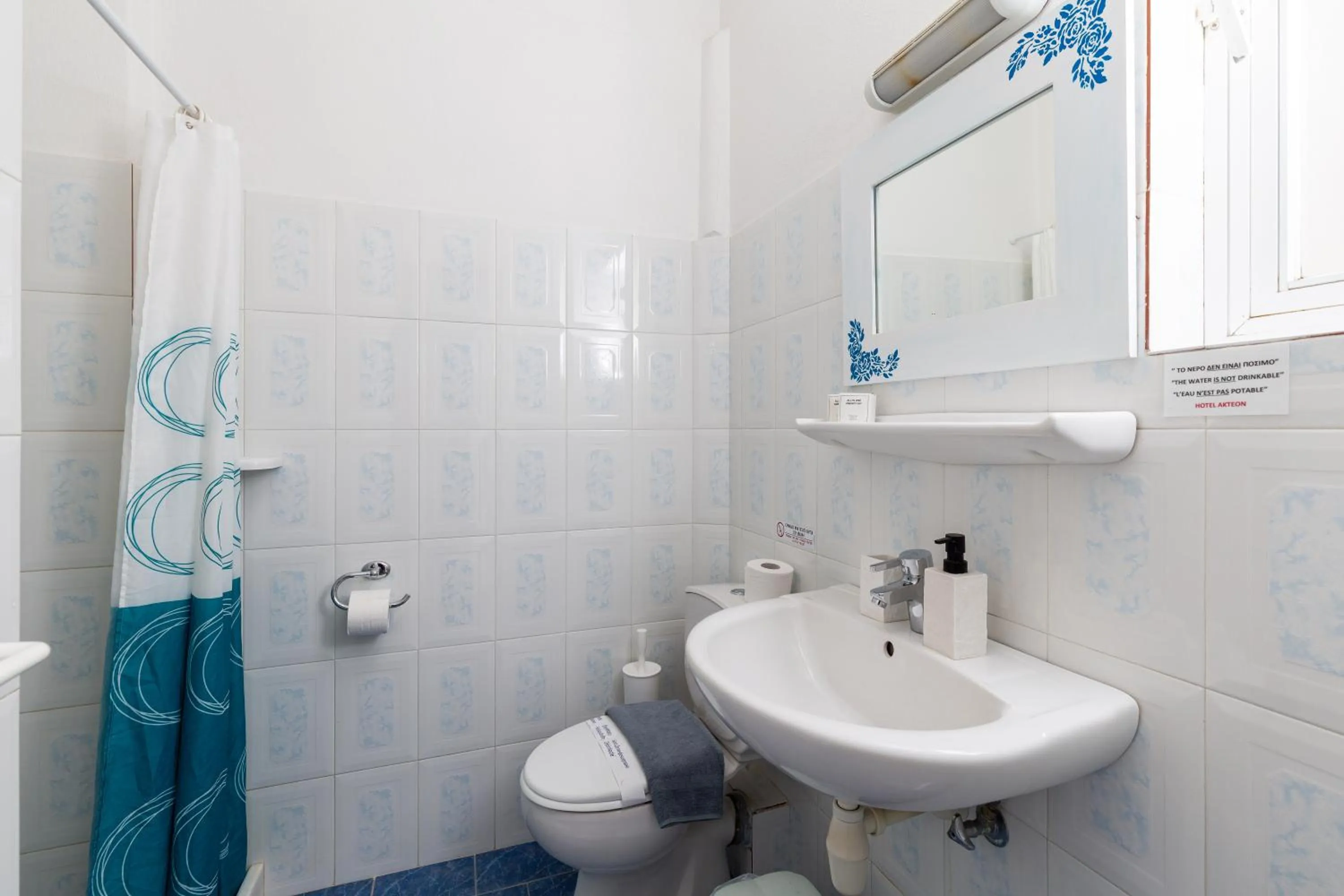 Bathroom in Akteon Hotel