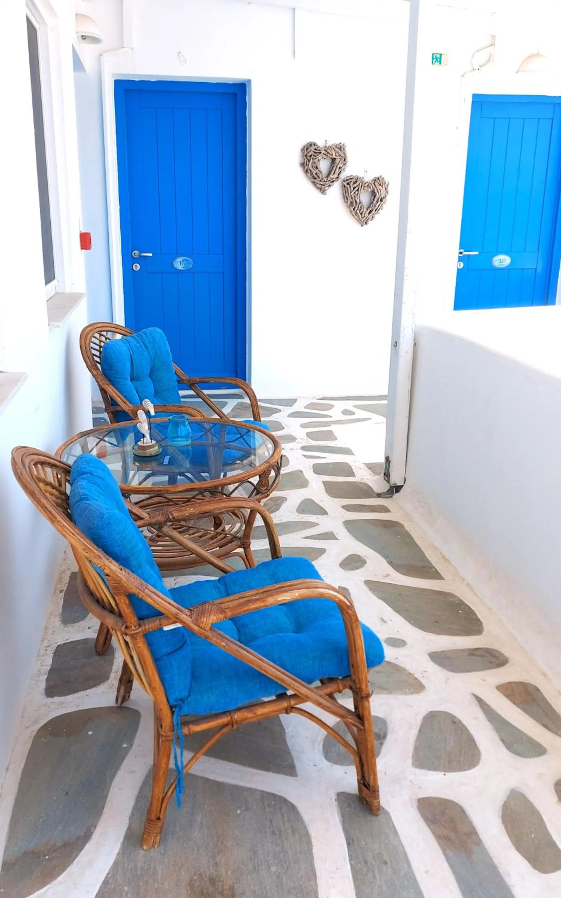 Seating area in Akteon Hotel