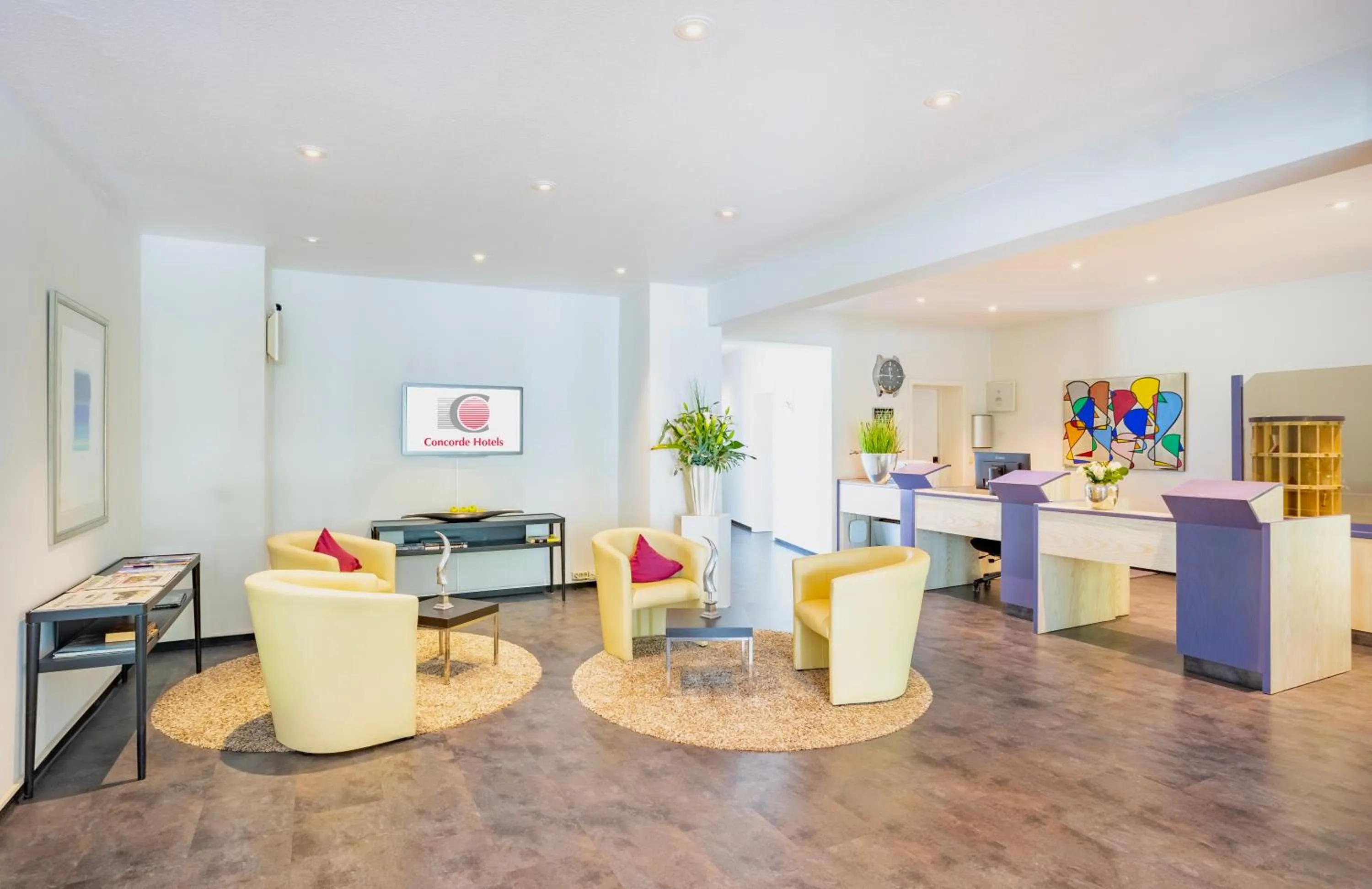 Lobby or reception in Concorde Hotel Viktoria