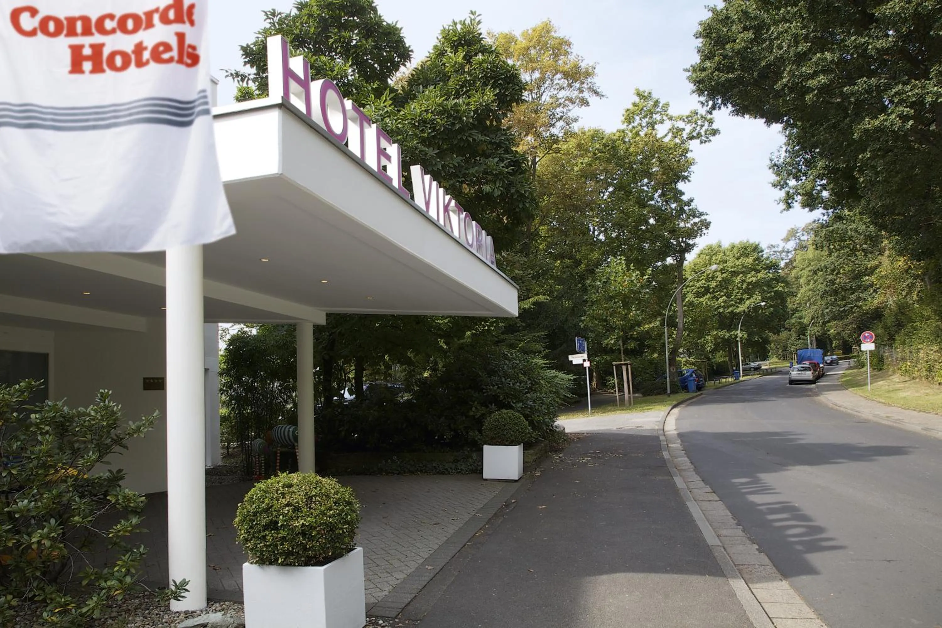 Facade/entrance in Concorde Hotel Viktoria