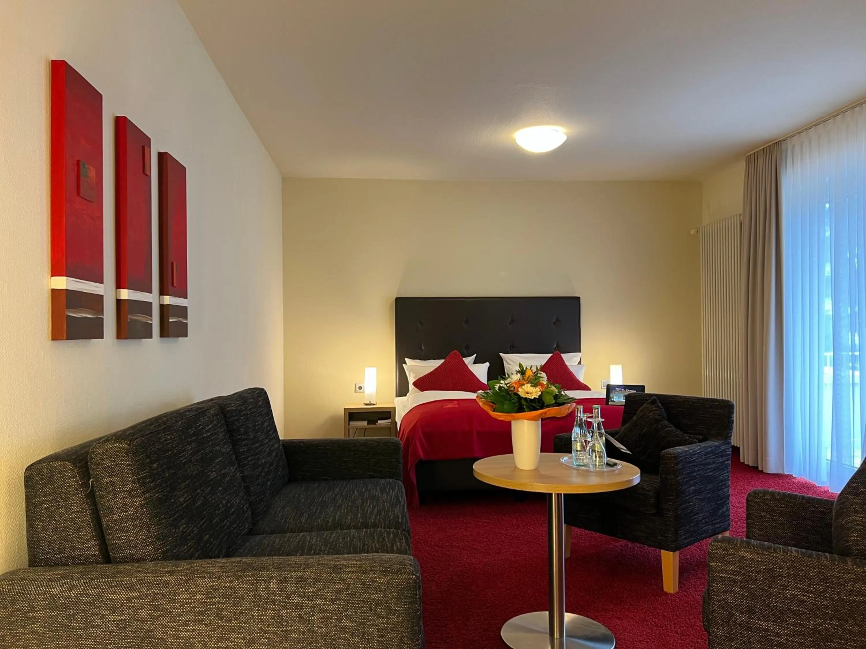 Bed in Concorde Hotel Viktoria