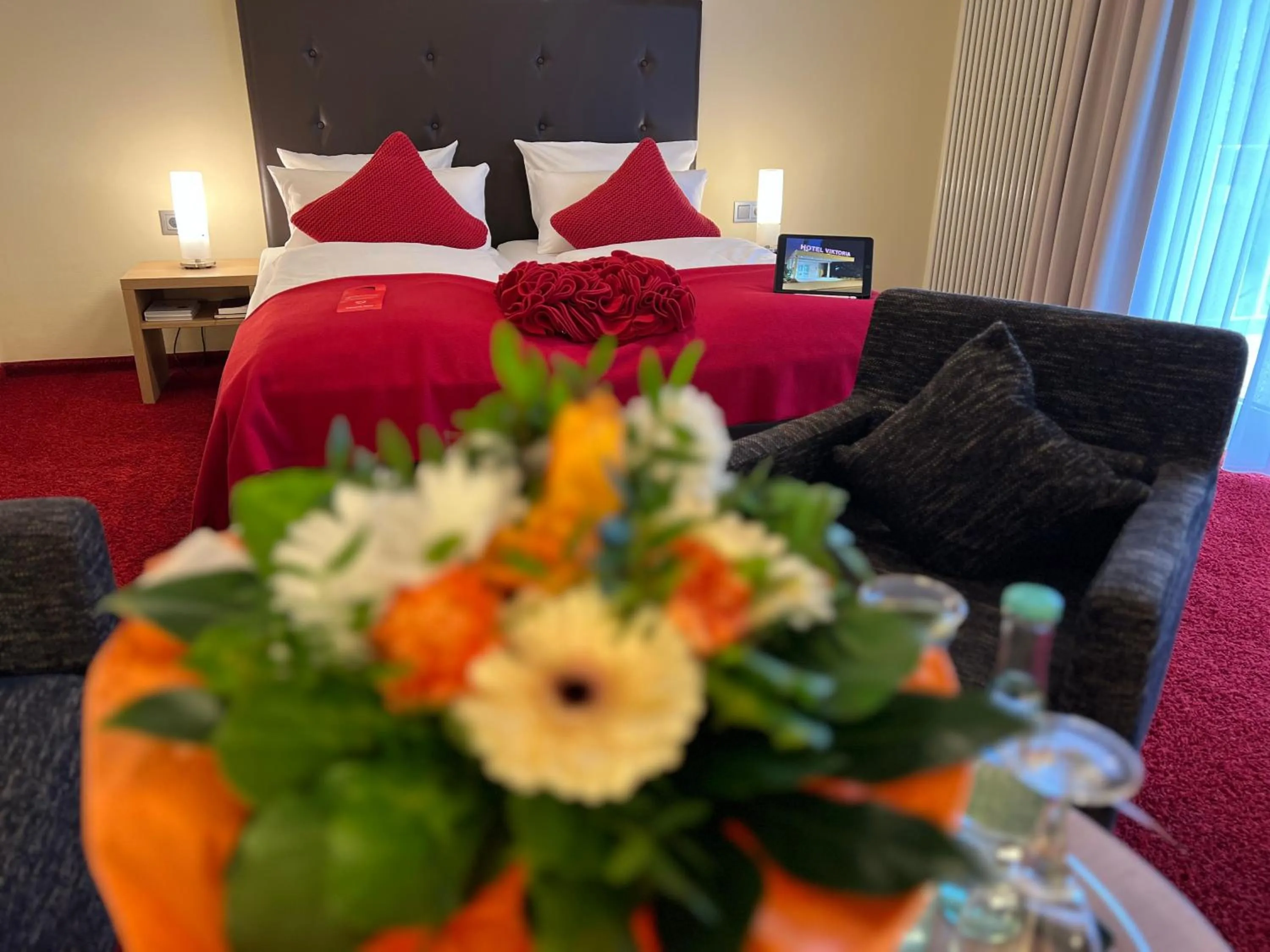 Bed in Concorde Hotel Viktoria