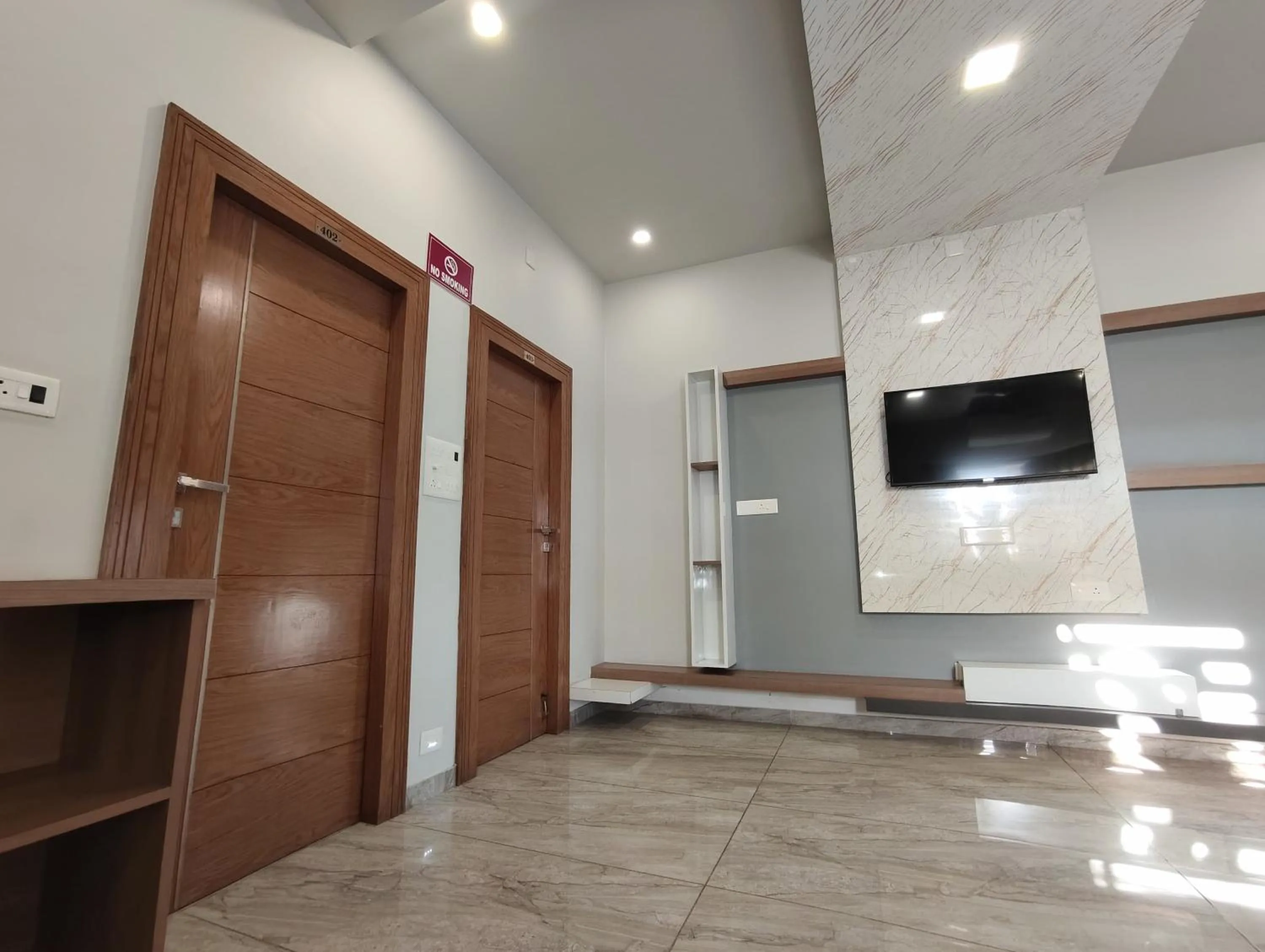 Seating area in Classio Residency