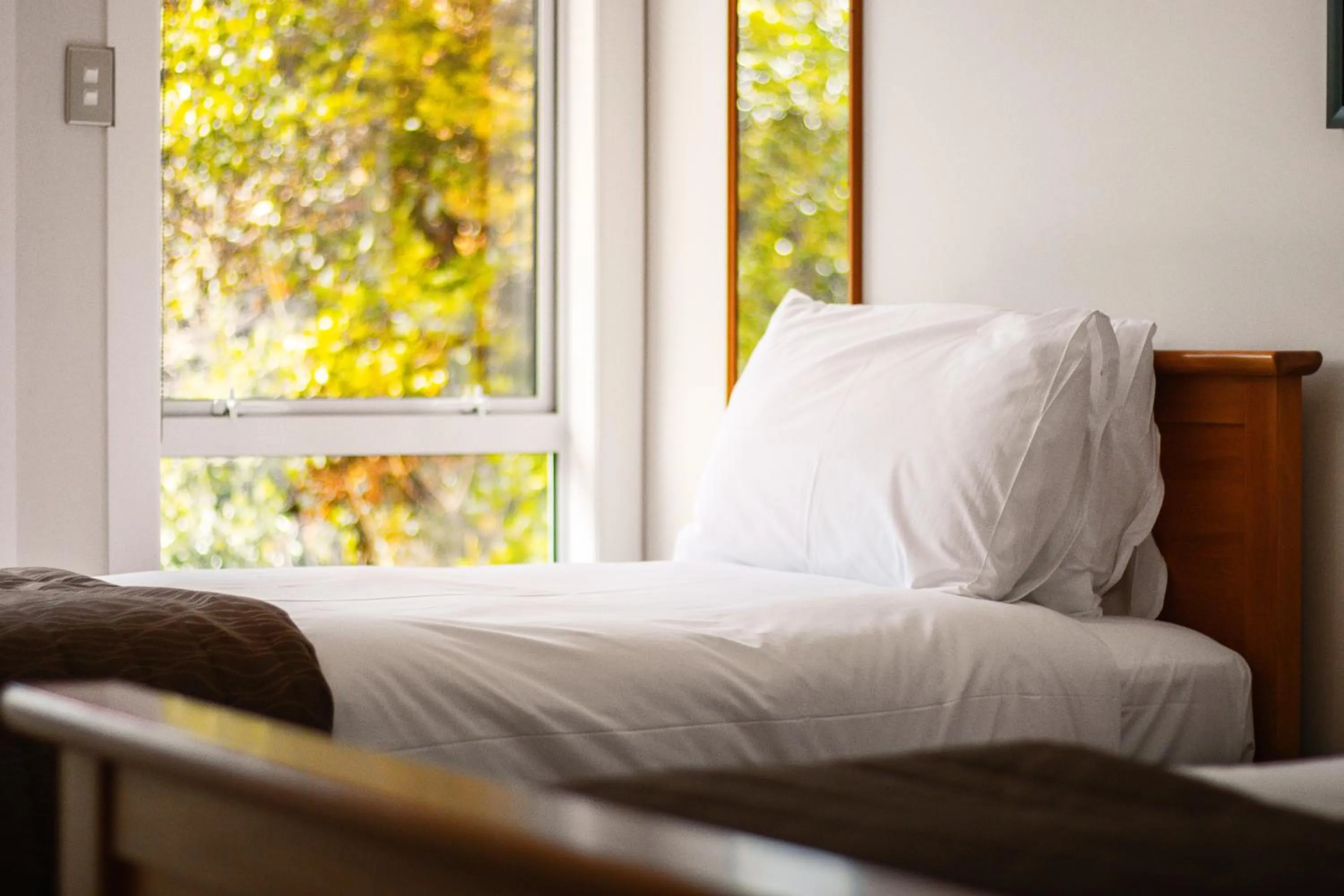 Bed in Mountain House, Stratford, Ngati Ruanui