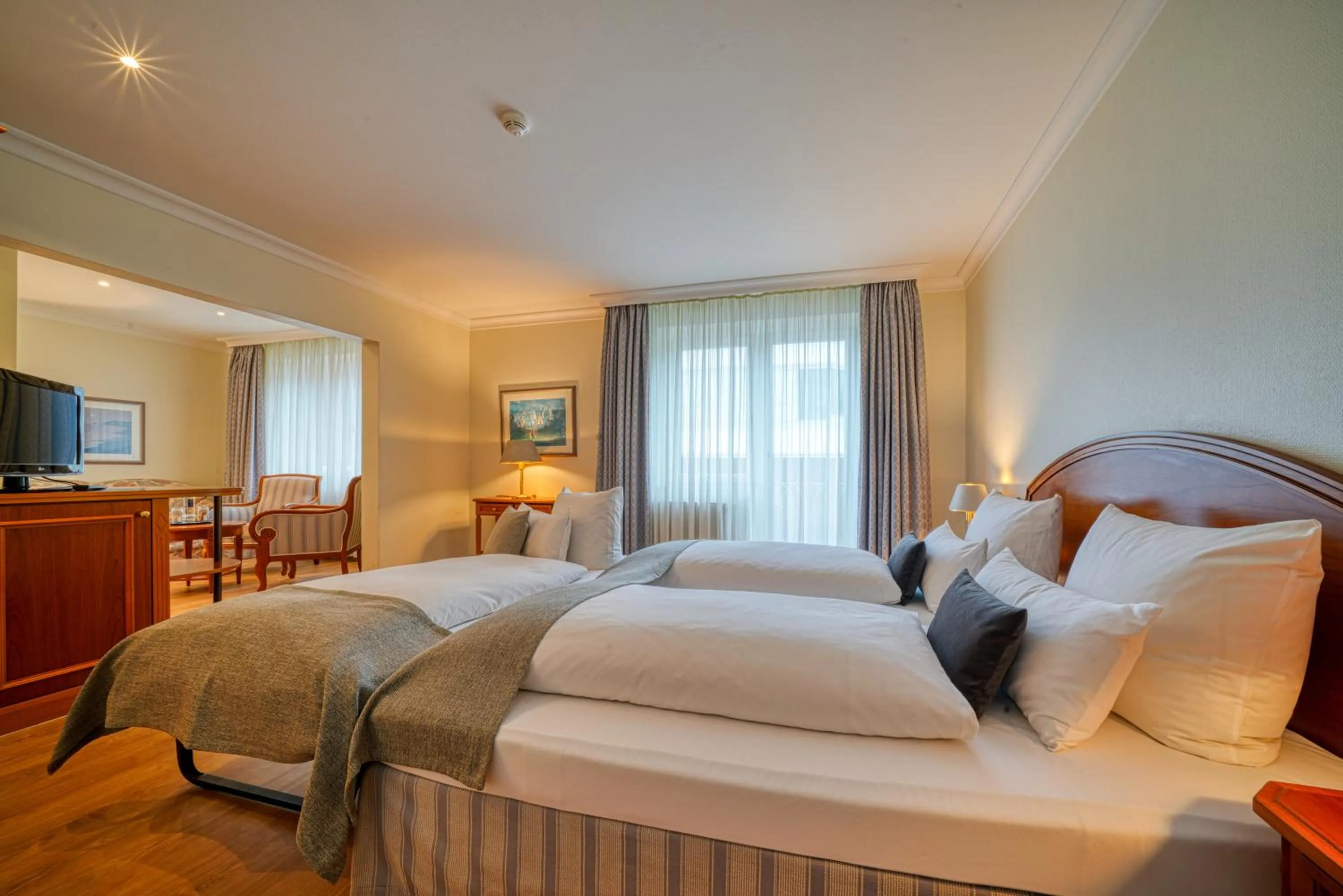 Bedroom, Bed in Parkhotel Am Glienberg by NP