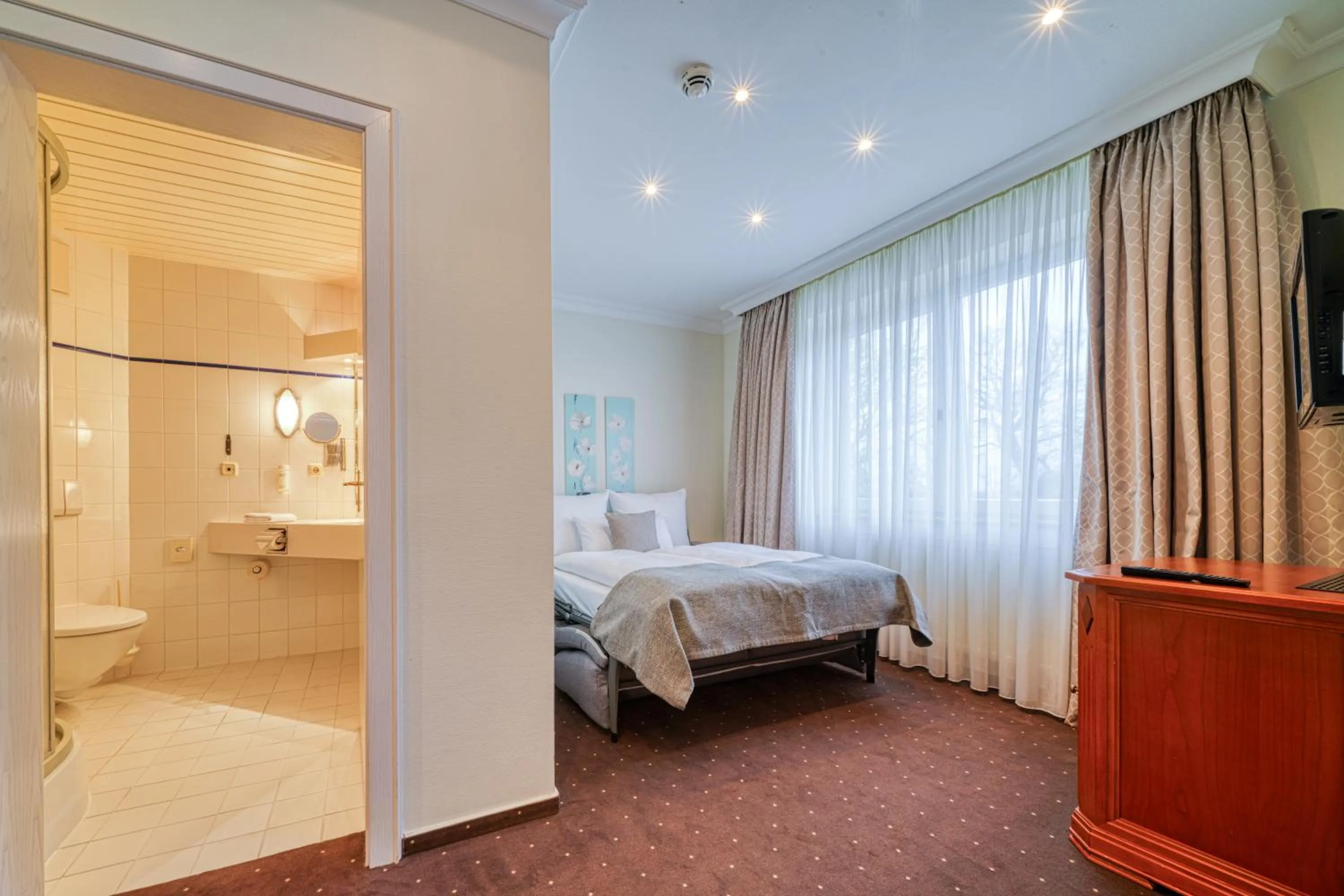 Bed in Parkhotel Am Glienberg by NP