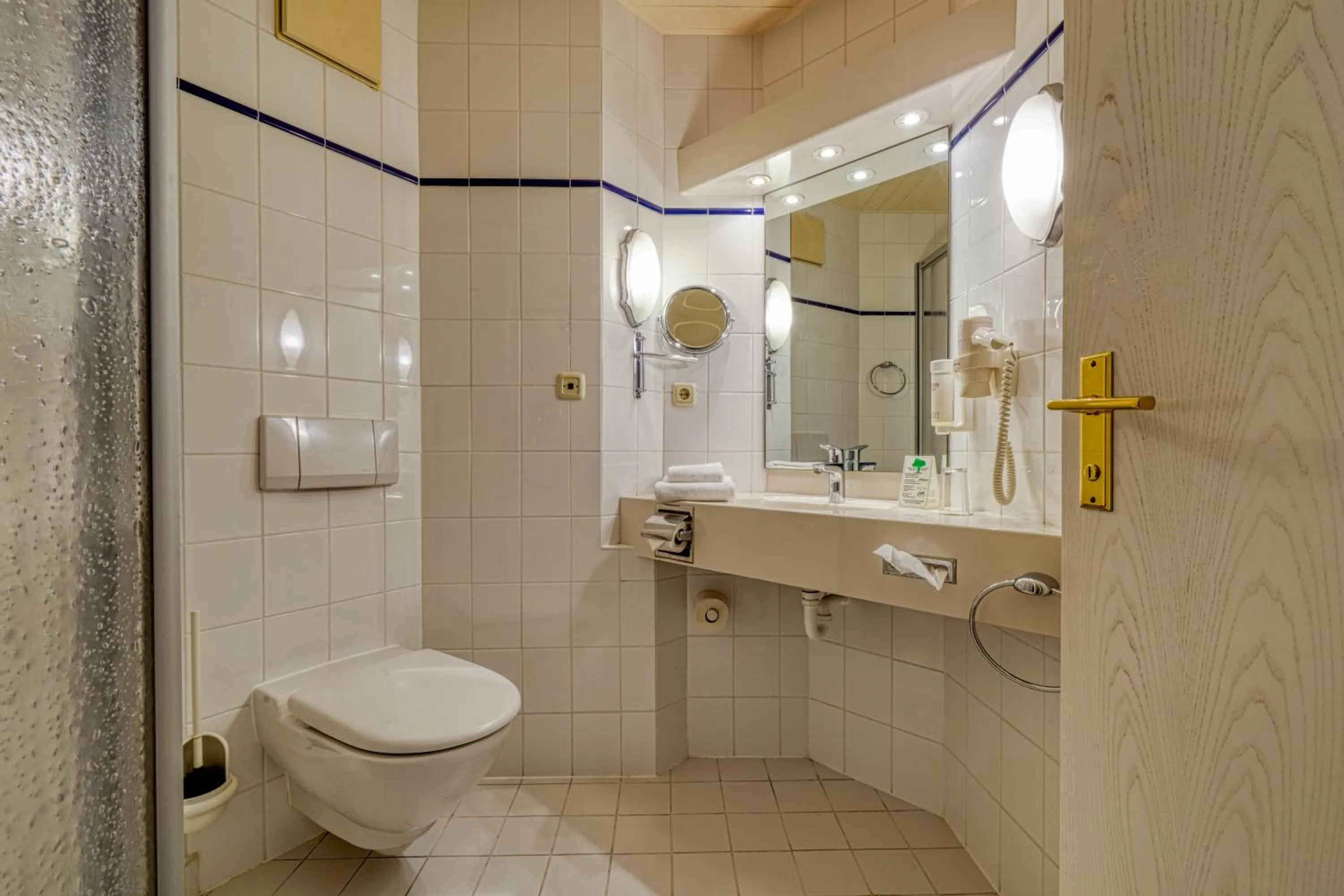 Bathroom in Parkhotel Am Glienberg by NP