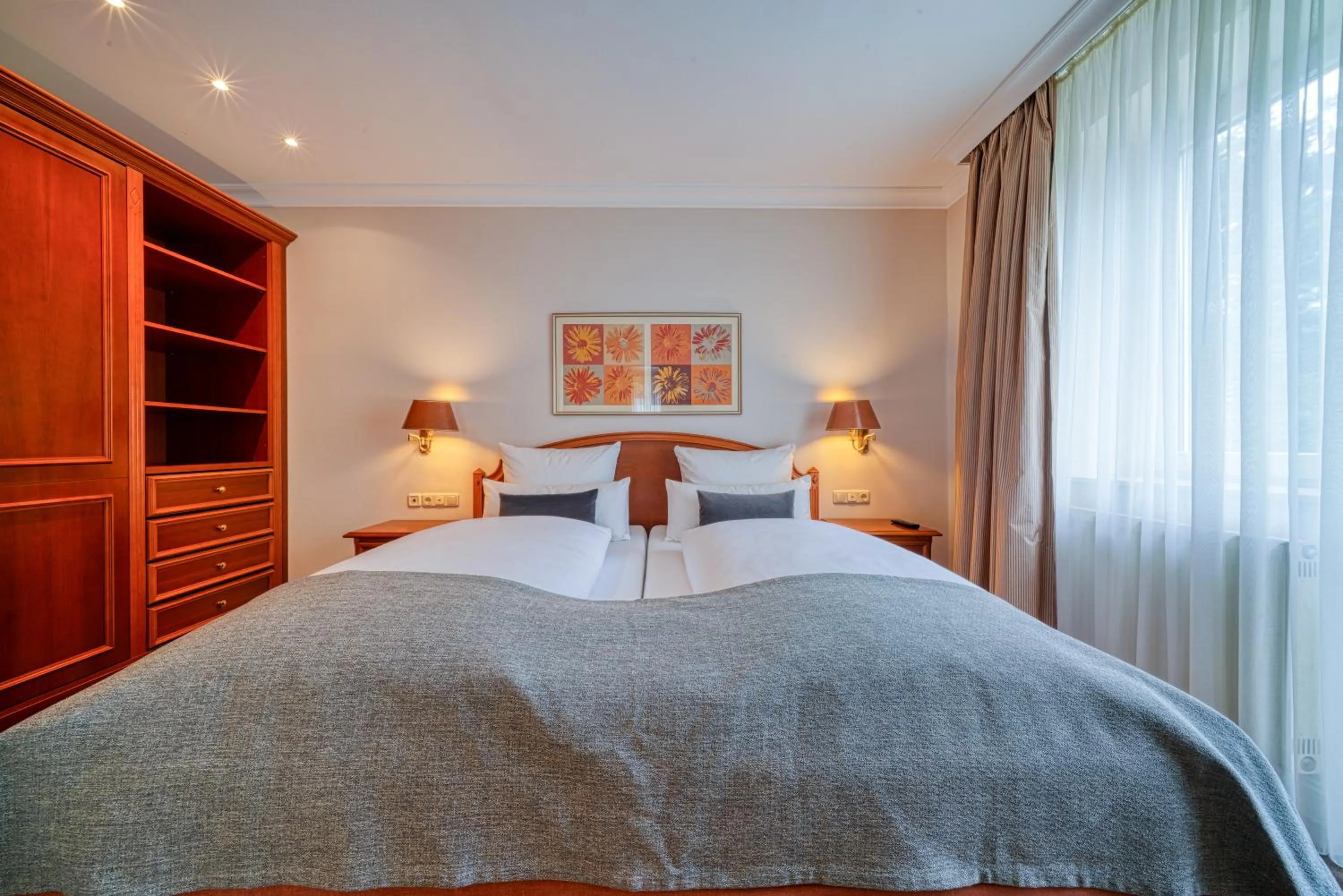 Bedroom, Bed in Parkhotel Am Glienberg by NP