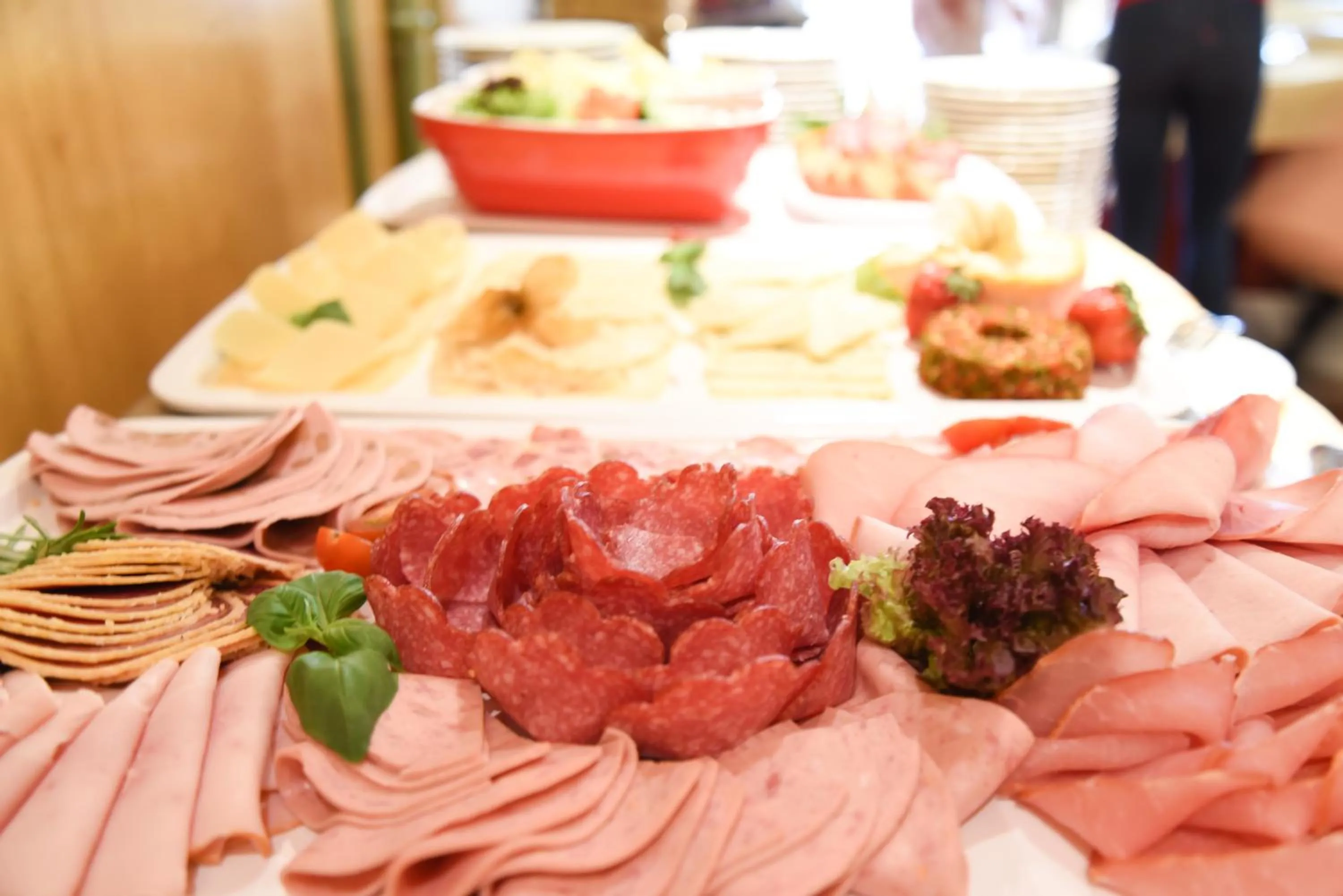 Buffet breakfast in Hotel Erbgericht Buntes Haus